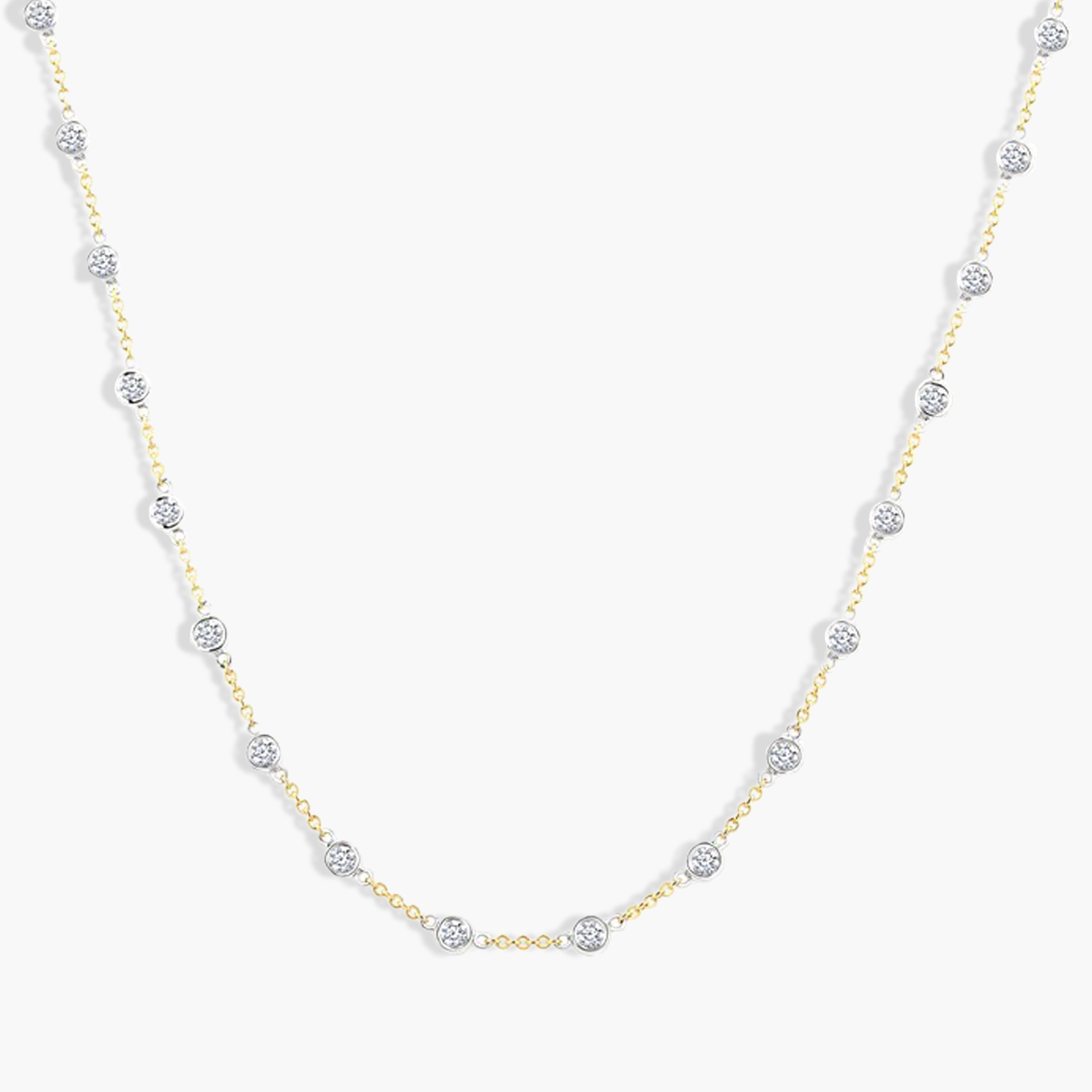 2 Carat Diamond by the Yard Necklace