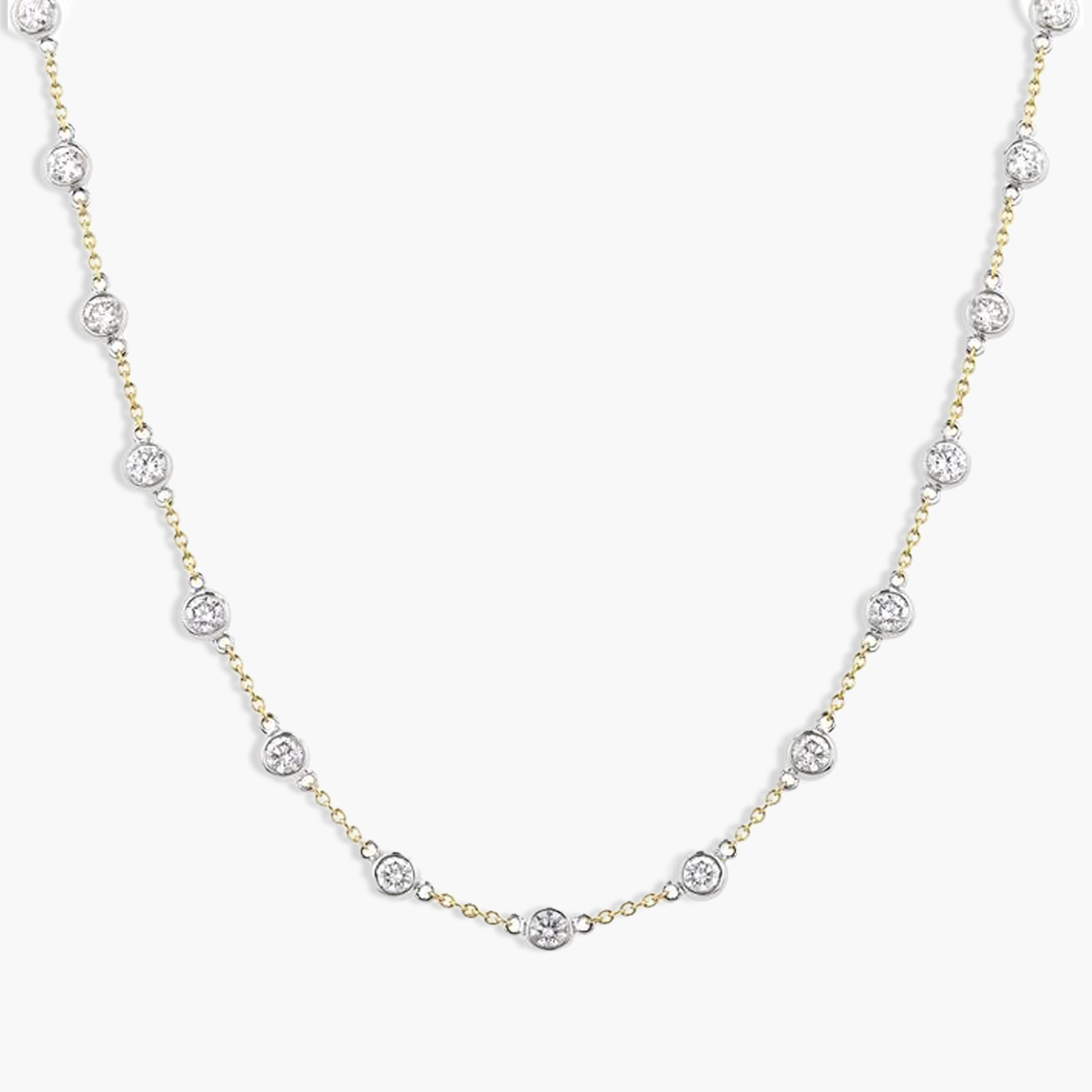 3 Carat Diamond by the Yard Necklace