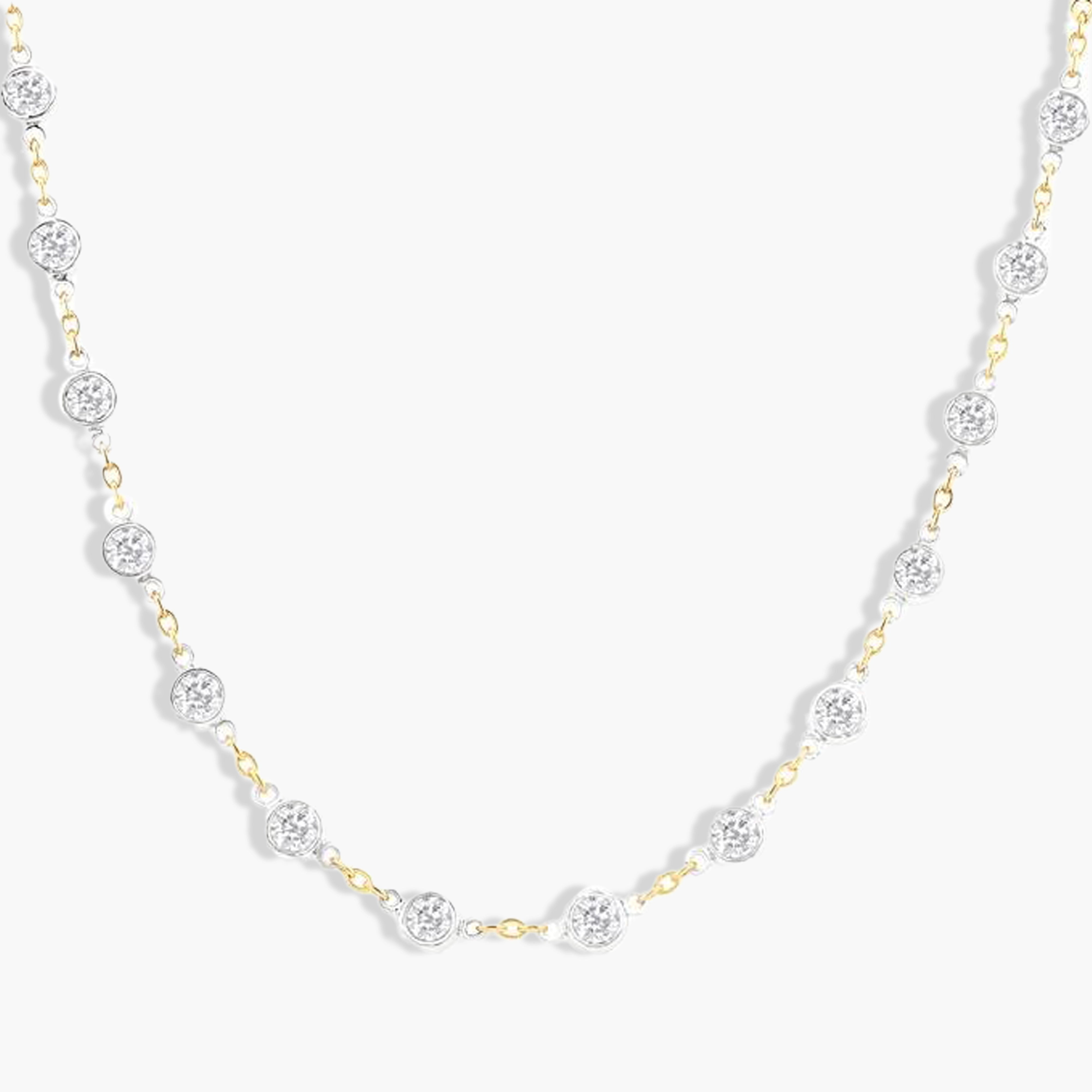 4 Carat Diamond by the Yard Necklace