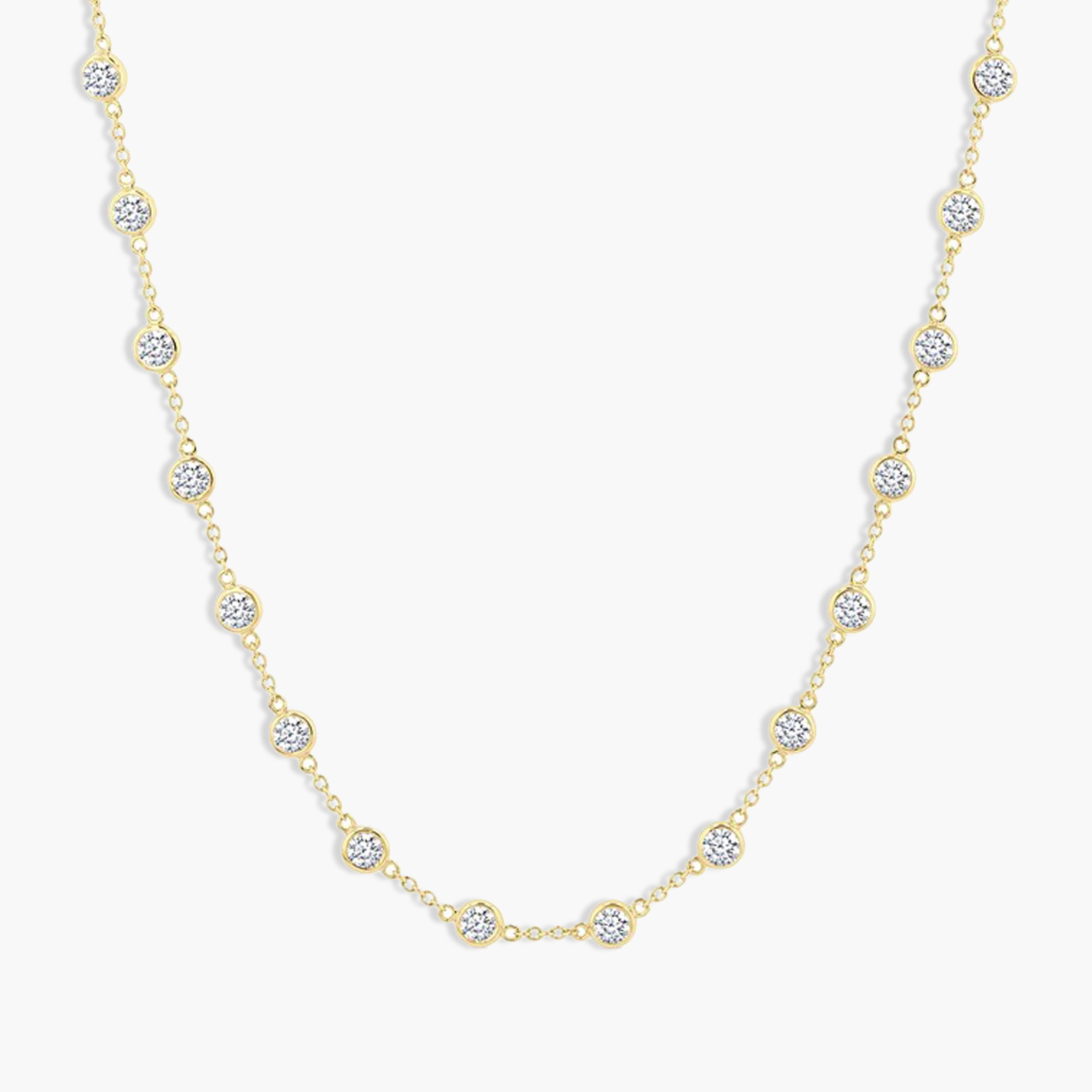 5 Carat Diamond by the Yard Necklace