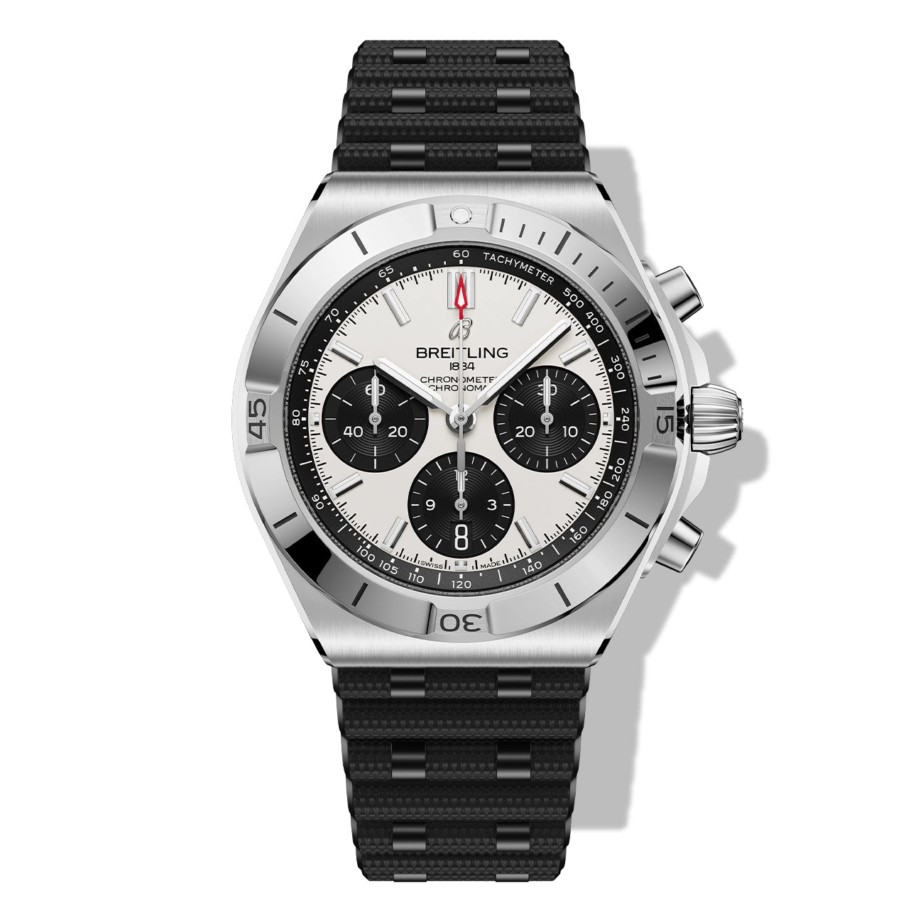 Breitling Chronomat B01 42 Rubber Strap - White Dial