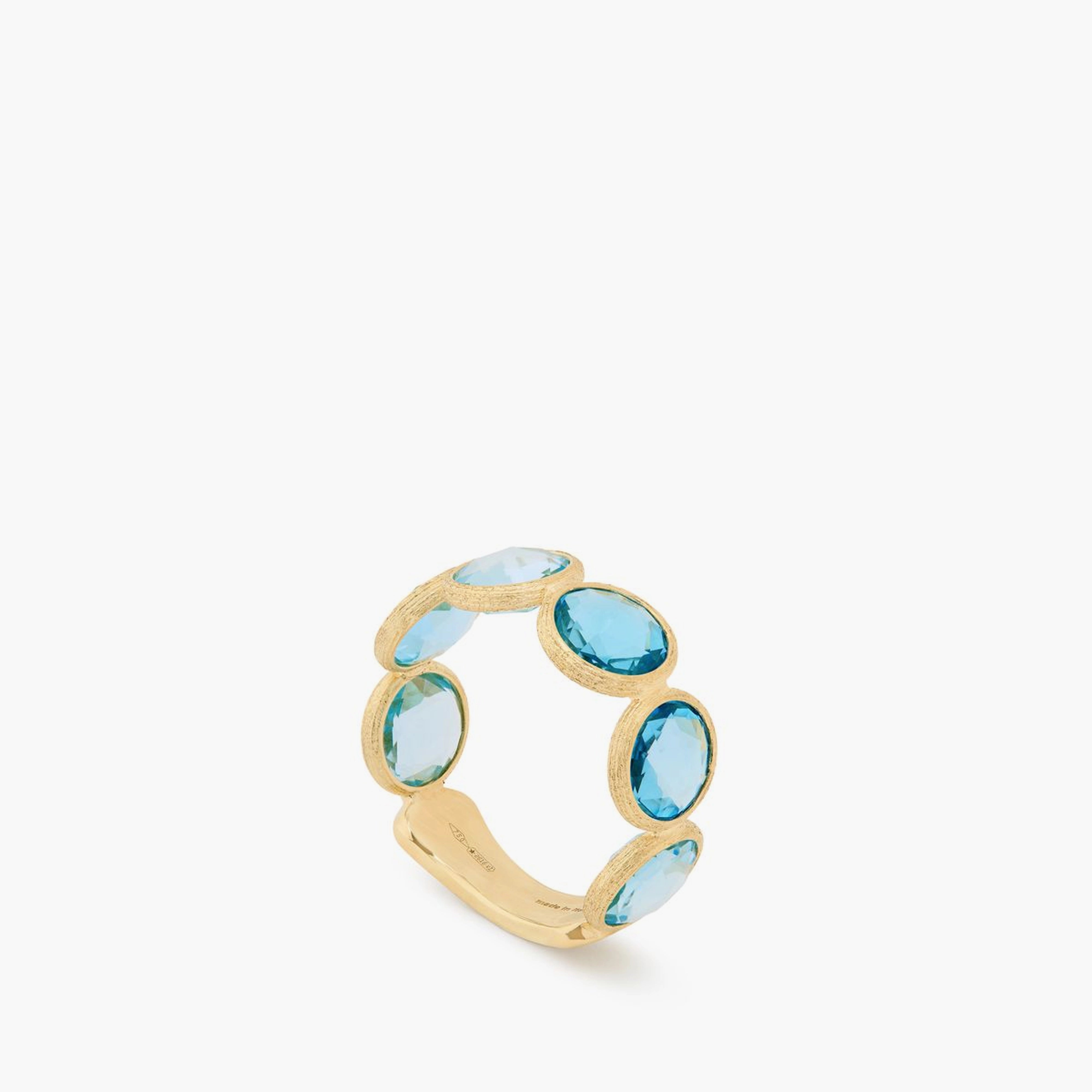 Marco Bicego Jaipur Color Five-Stone Blue Topaz Band