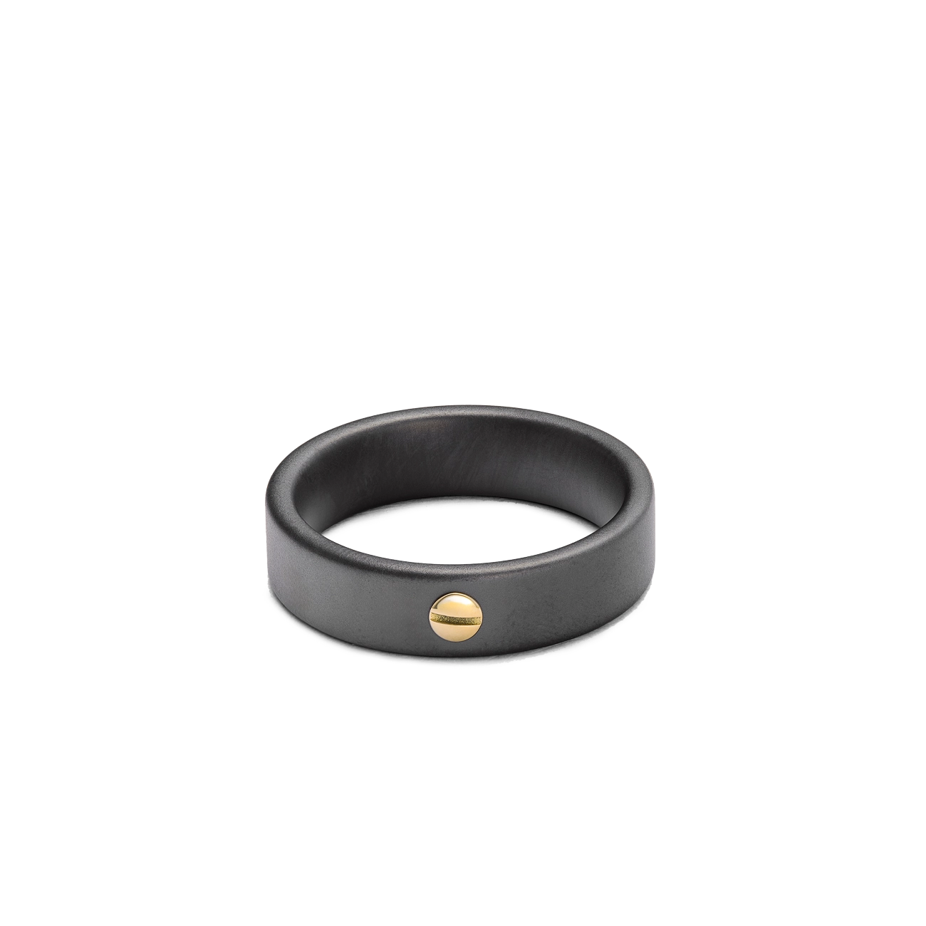Baraka Cyborg Ceramic Gold Screw Ring