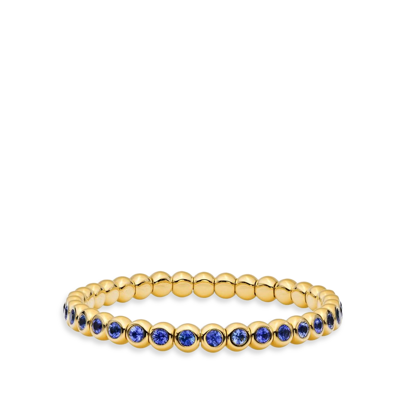 Blue Sapphire Stretch Bracelet