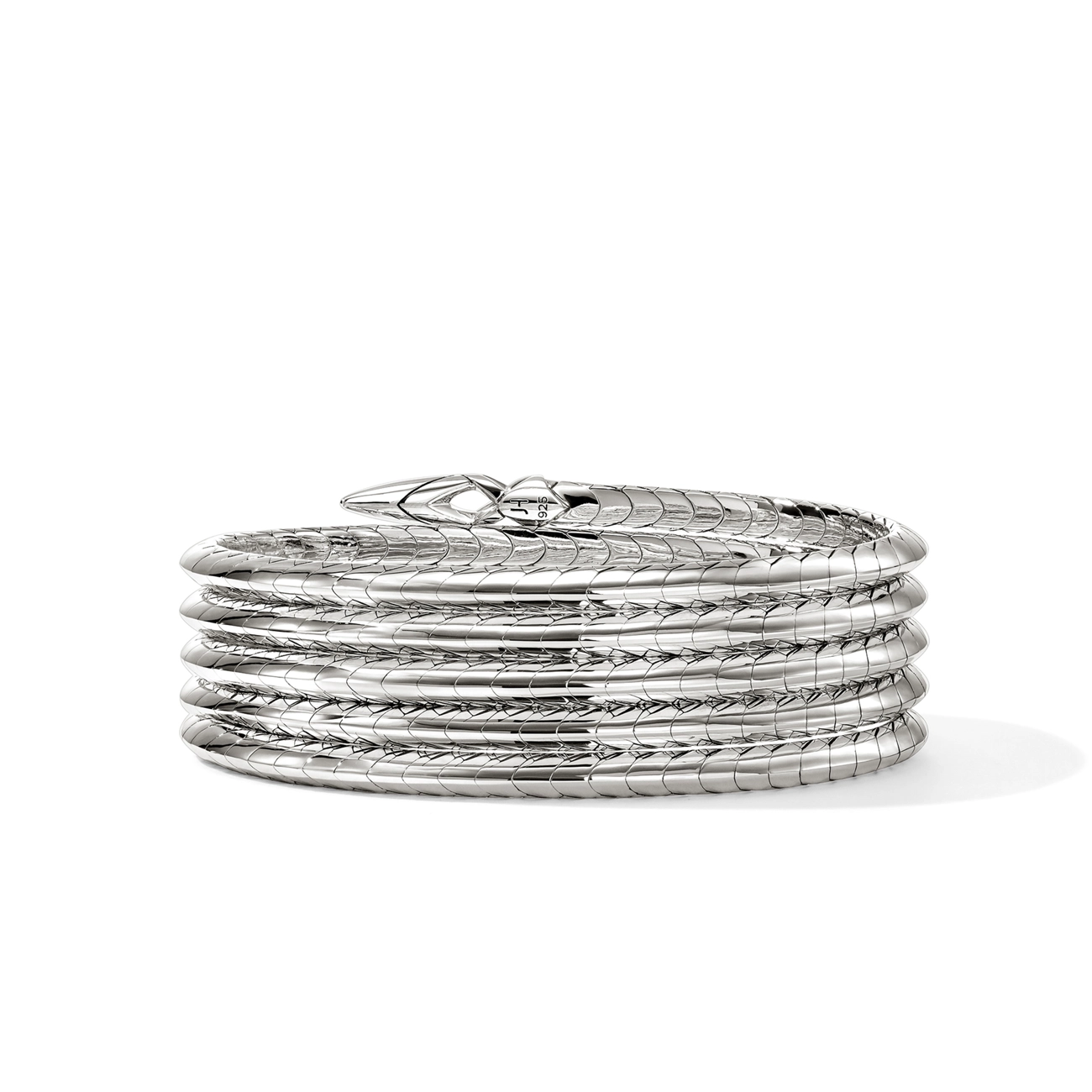 John Hardy Naga Multi Row Coil Bracelet