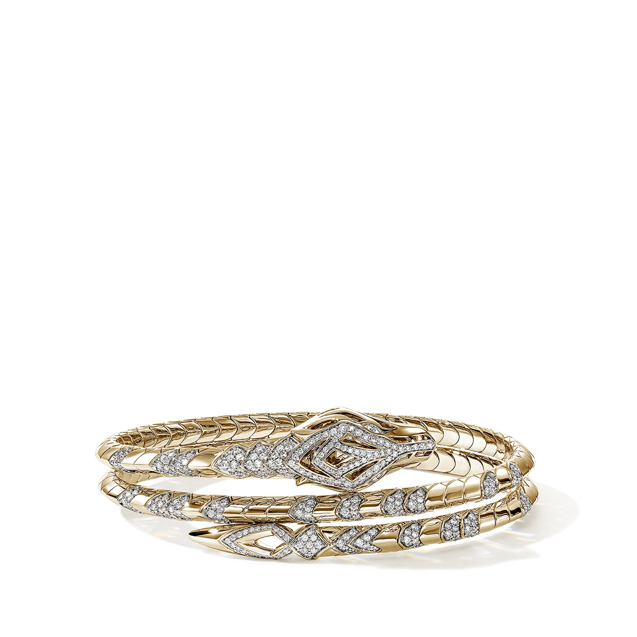 John Hardy Artisan Series Naga Flex Coil Bracelet