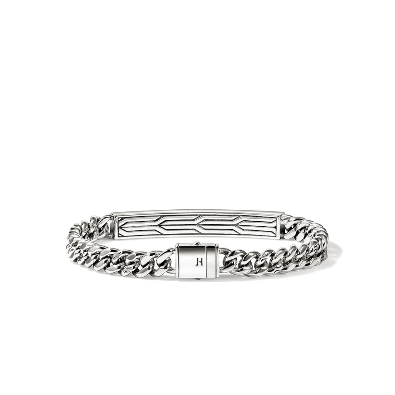 John Hardy Nailhead Silver Station 7.5mm Curb Link Bracelet