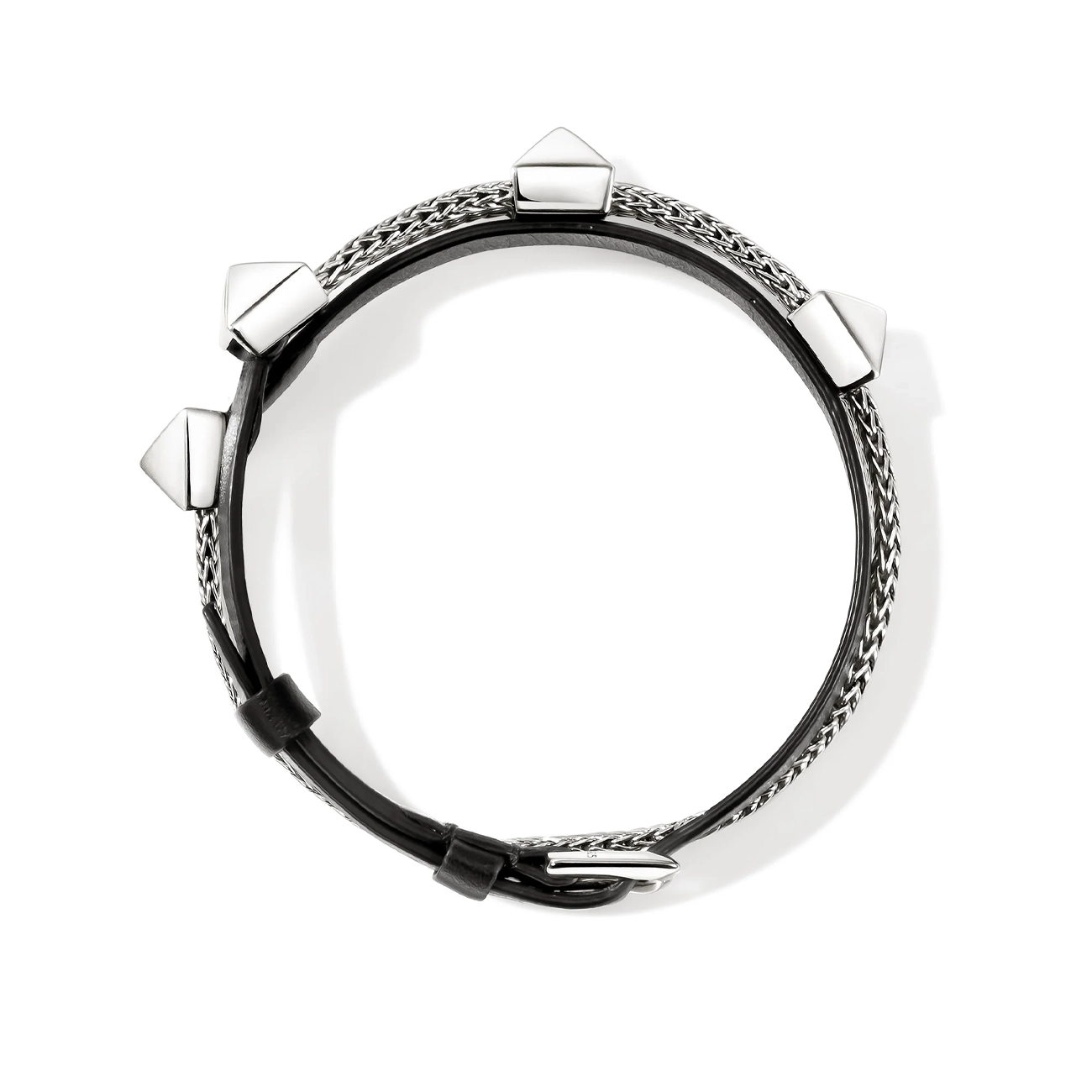 John Hardy Icon Stud Leather Wrap Bracelet