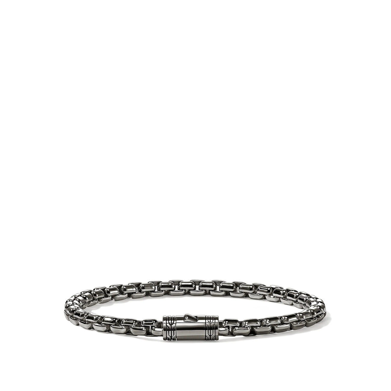 John Hardy Classic Chain Box Chain Bracelet in Black Rhodium