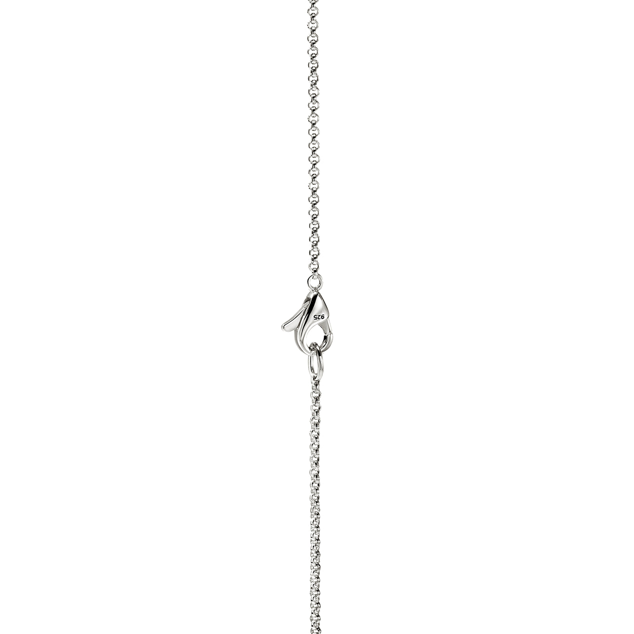 John Hardy Essentials Silver Cross 2mm Chain Bracelet