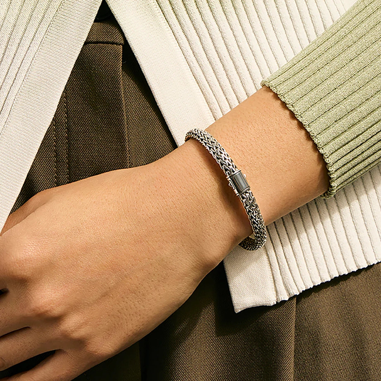 John Hardy Icon Silver 6.5mm Bracelet