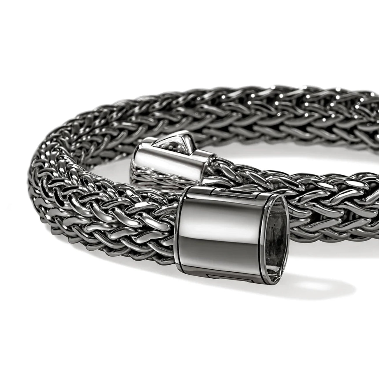 John Hardy Icon Dark Silver 10.5mm Bracelet