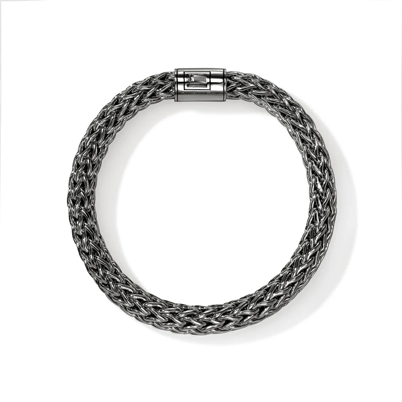 John Hardy Icon Dark Silver 10.5mm Bracelet