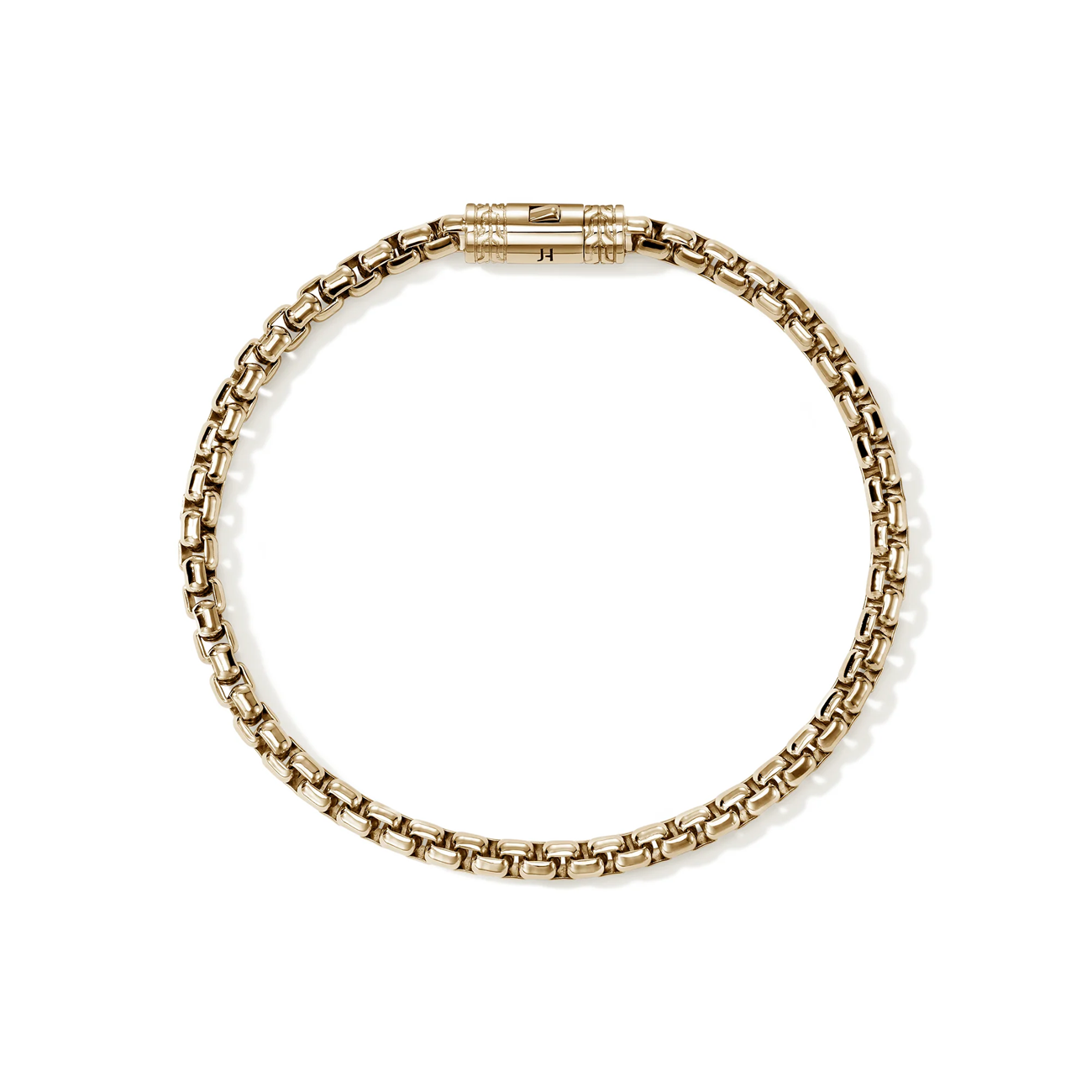John Hardy Gold Box Chain Bracelet