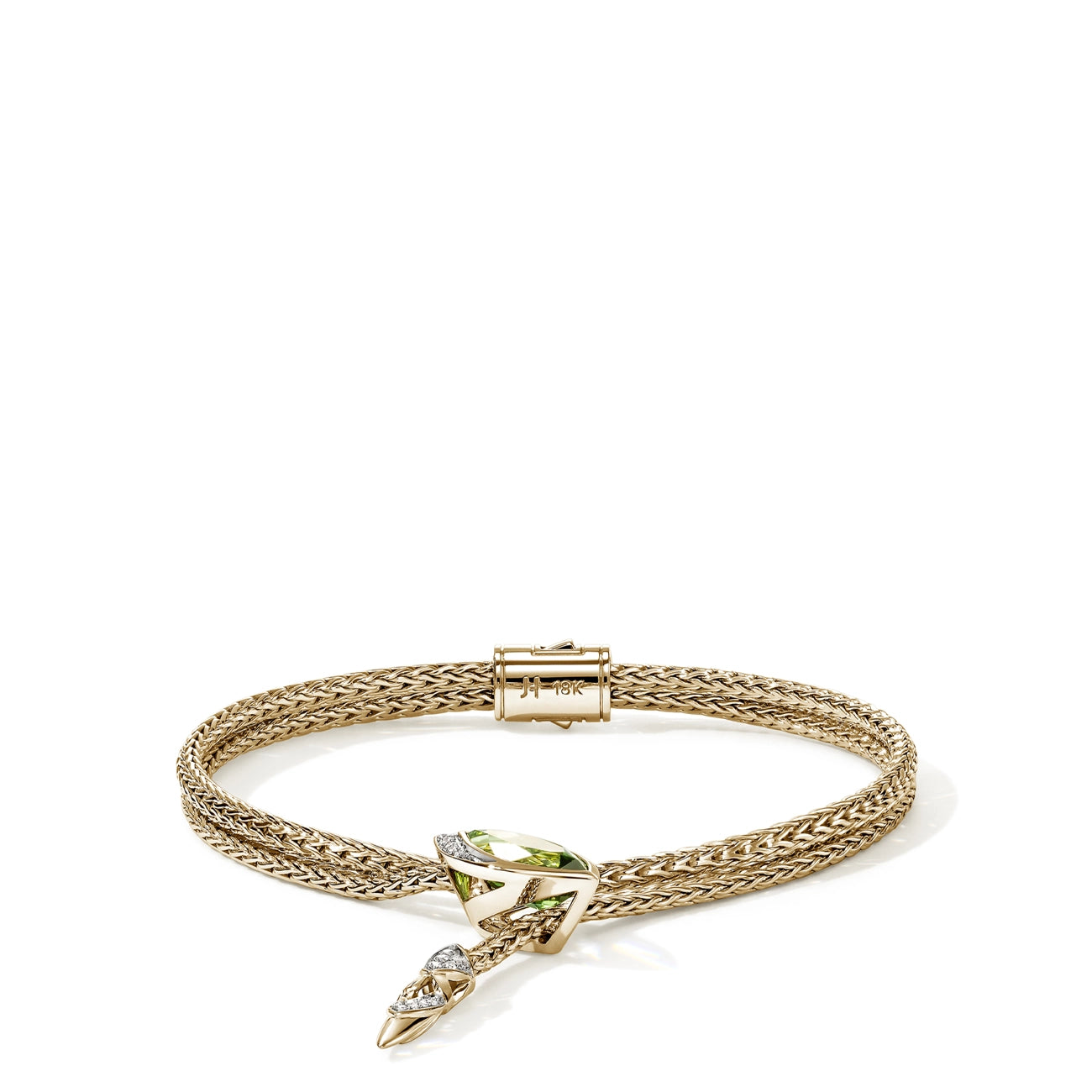 John Hardy Artisan Series Naga Double Row Bracelet