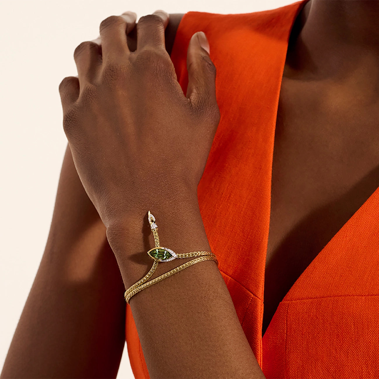 John Hardy Artisan Series Naga Double Row Bracelet