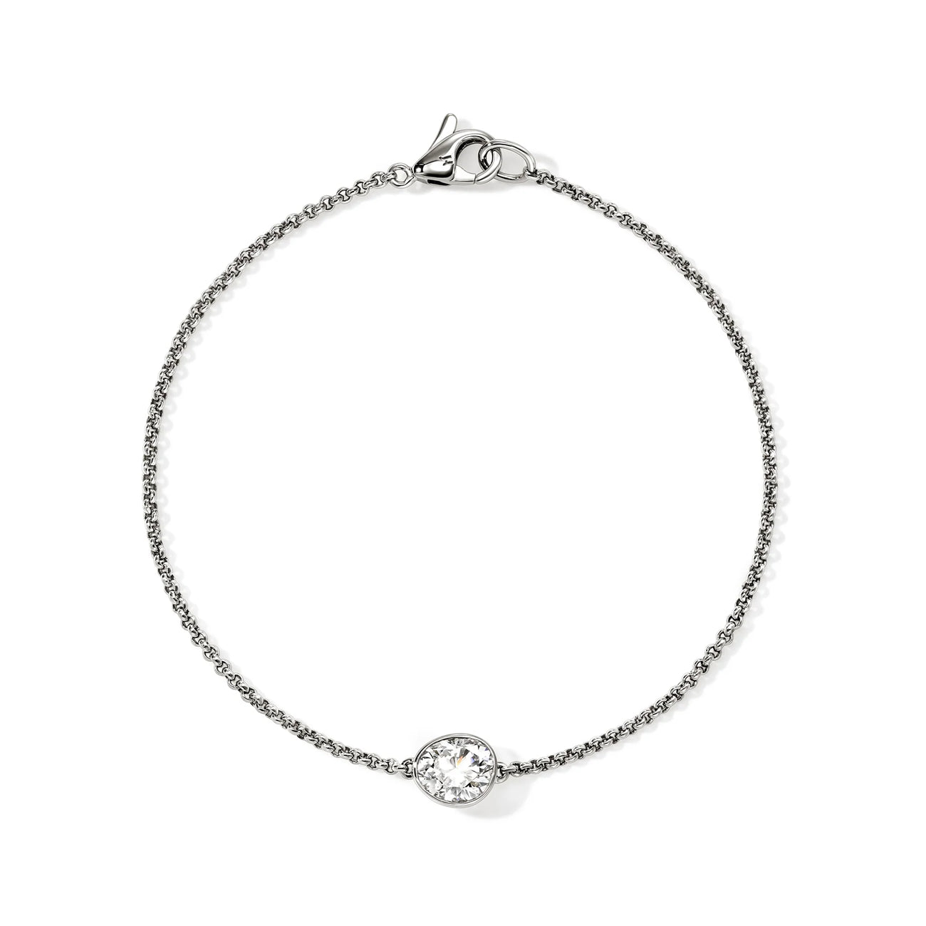 John Hardy Lovestruck 0.75ctw Lab Grown Diamond Station Bracelet