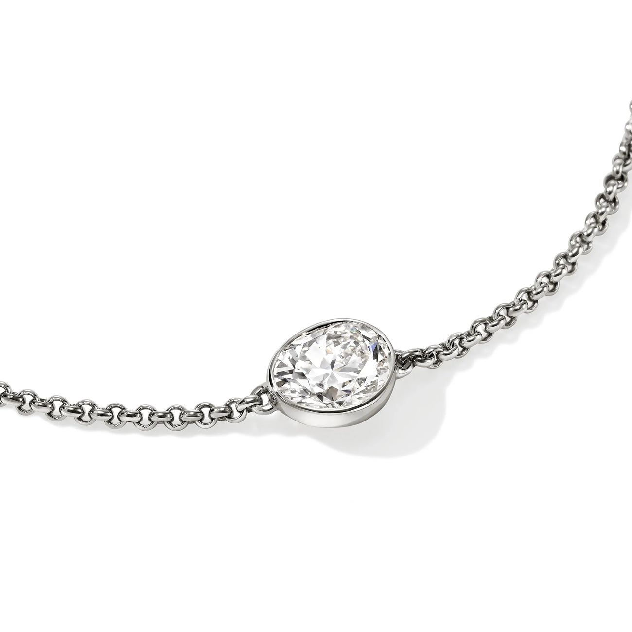 John Hardy Lovestruck 0.75ctw Lab Grown Diamond Station Bracelet