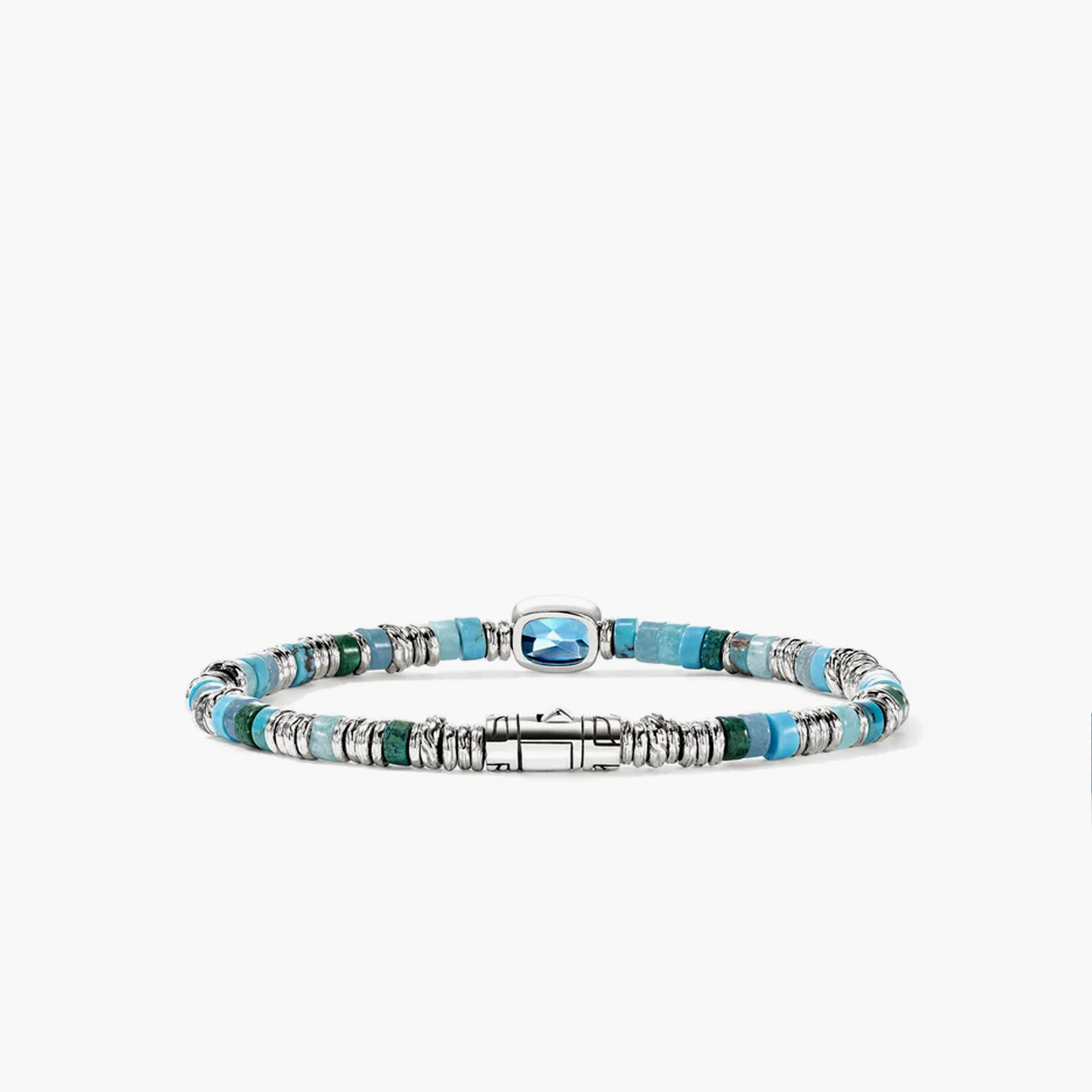 John Hardy Heishi Gem 4mm Topaz Bracelet