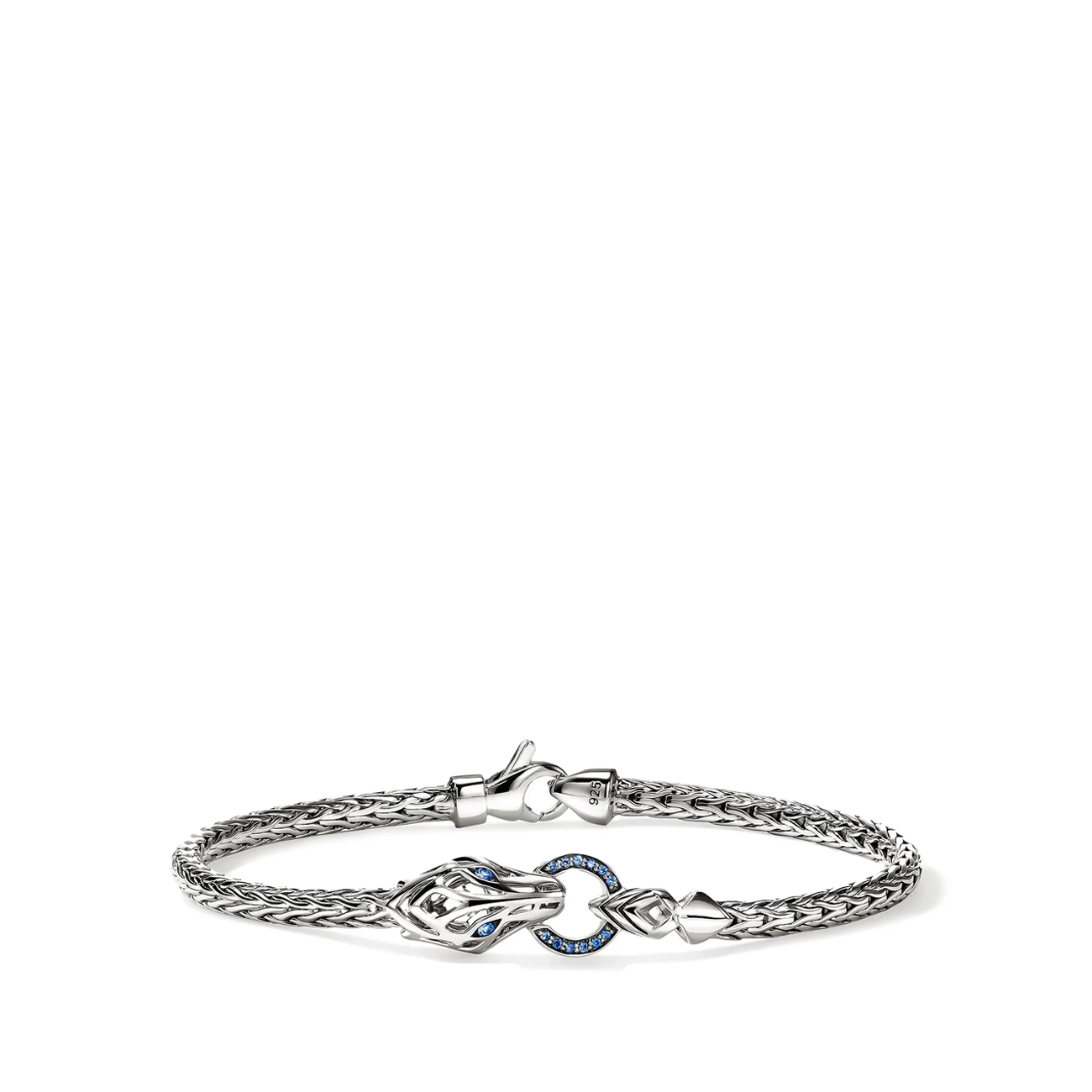 John Hardy Naga Blue Sapphire 3.5mm Bracelet