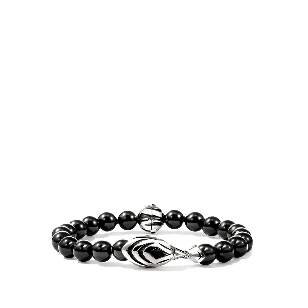 John Hardy Legends Onyx Eagle 8mm Beaded Bracelet