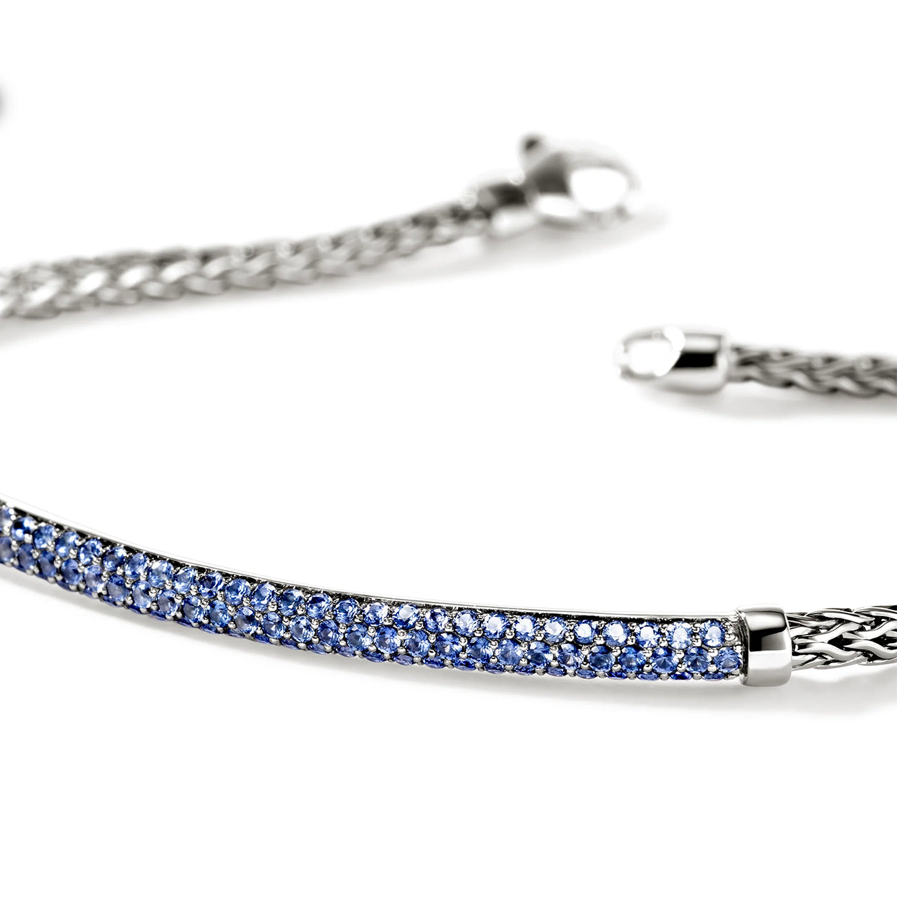John Hardy Essentials Blue Sapphire 2.5mm Silver Bracelet
