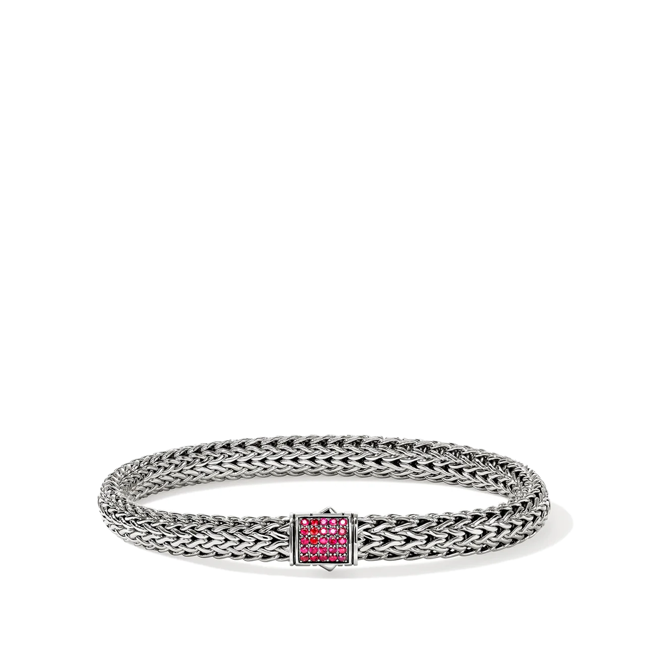 John Hardy Icon Ruby 6.5mm Chain Bracelet