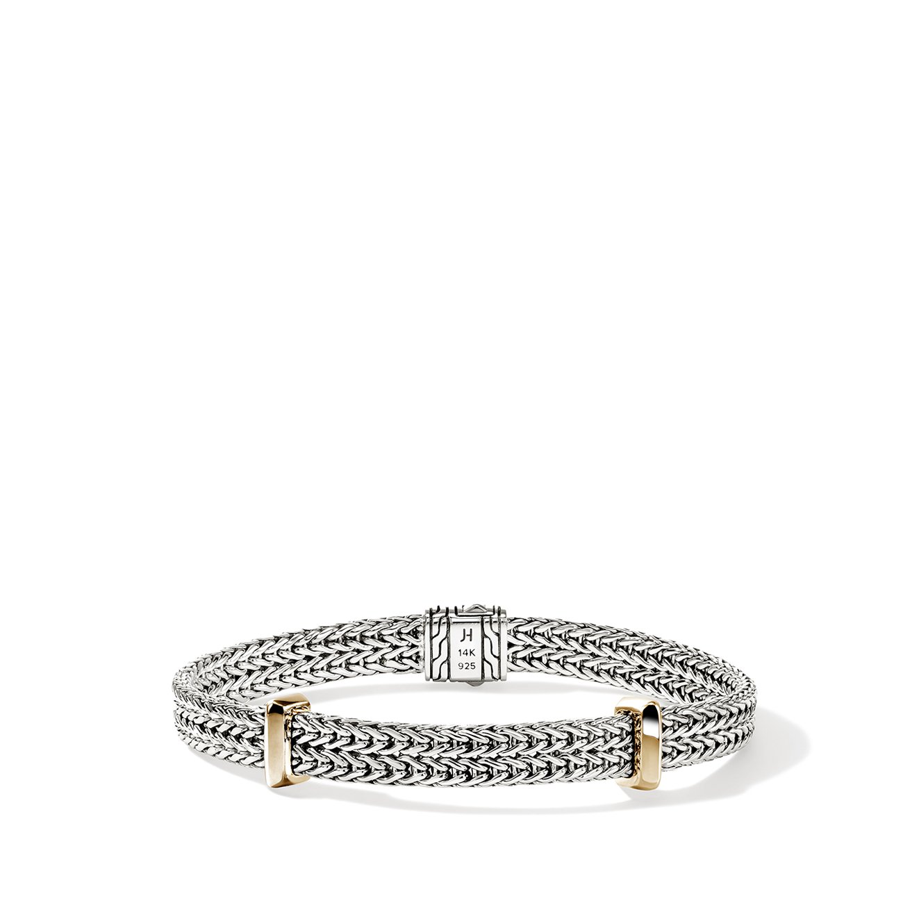 John Hardy Icon Link Two-Tone 6mm Flat Chain Bracelet