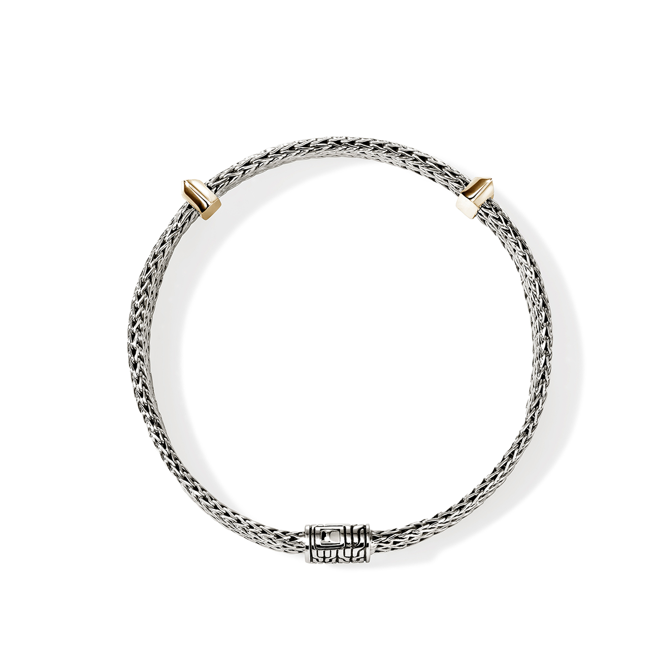 John Hardy Icon Link Two-Tone 6mm Flat Chain Bracelet