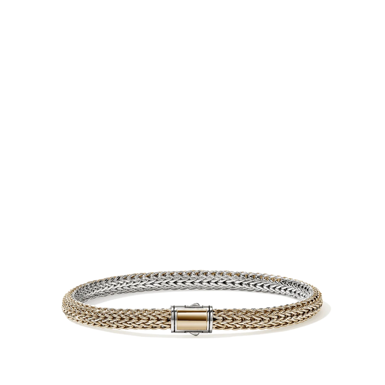 John Hardy Icon Silver and Gold Reversible 5mm Bracelet