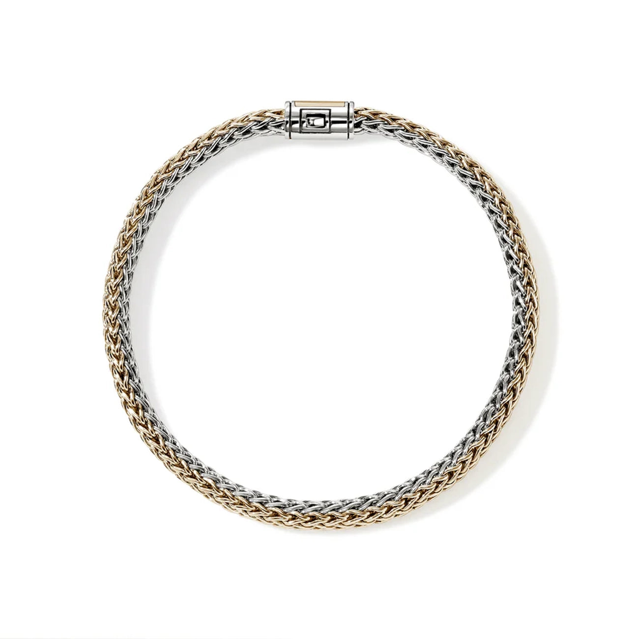 John Hardy Icon Silver and Gold Reversible 5mm Bracelet