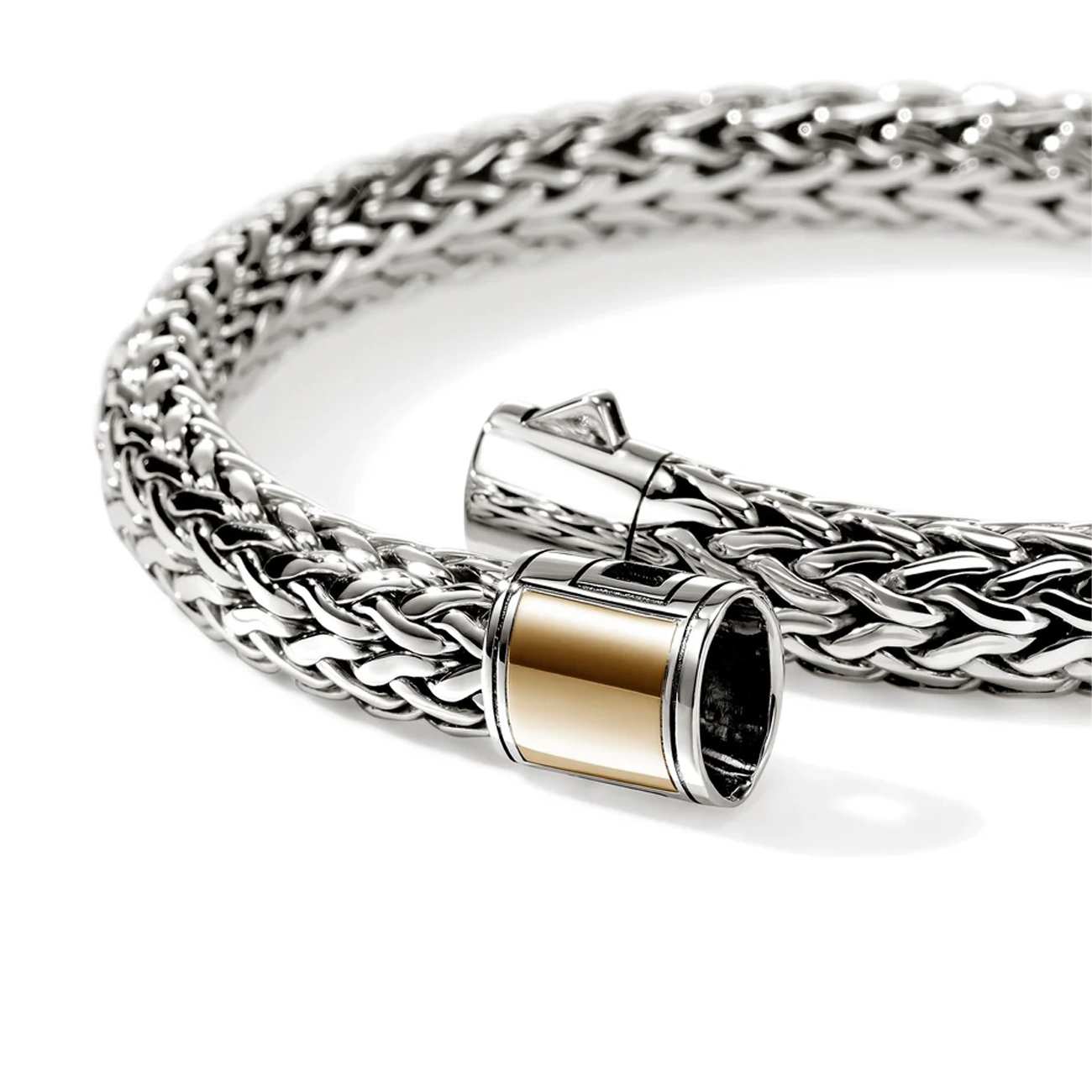 John Hardy Icon Silver and Gold 7.5mm Bracelet