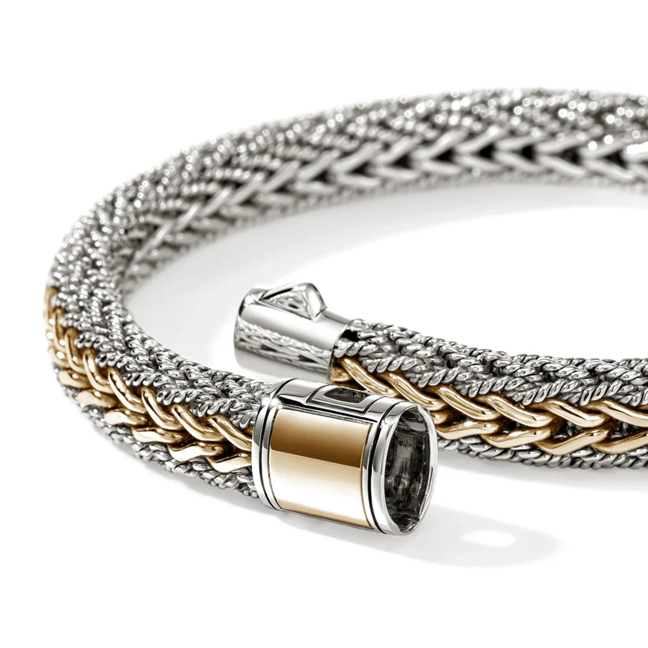 John Hardy Icon Silver and Gold Reversible 7.5mm Bracelet