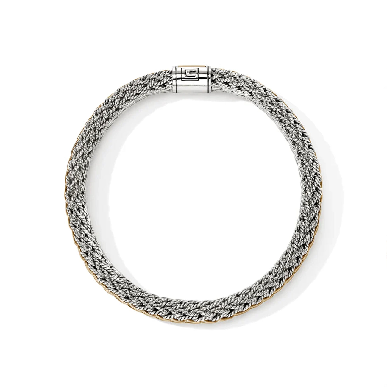 John Hardy Icon Silver and Gold Reversible 7.5mm Bracelet