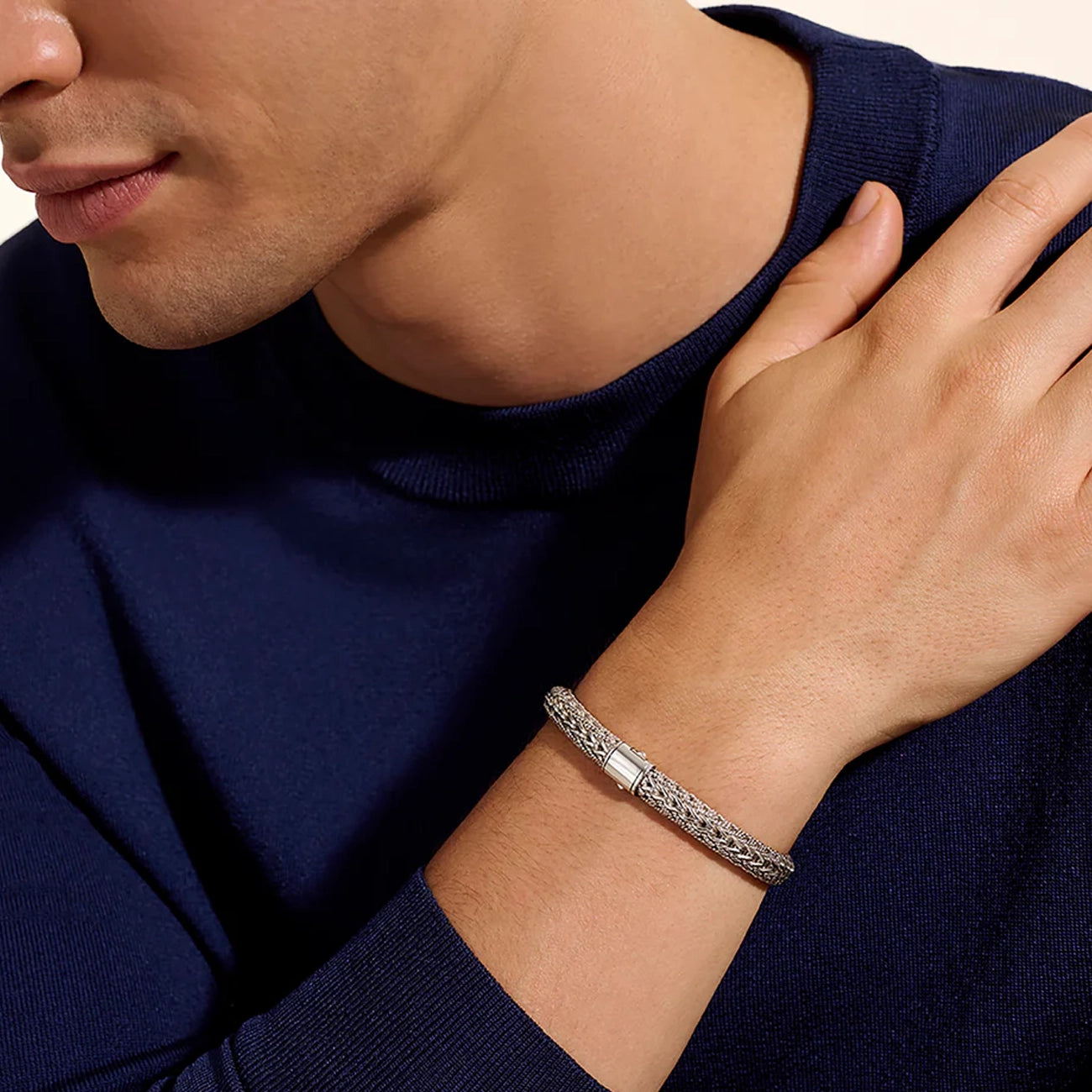 John Hardy Icon Silver and Gold Reversible 7.5mm Bracelet