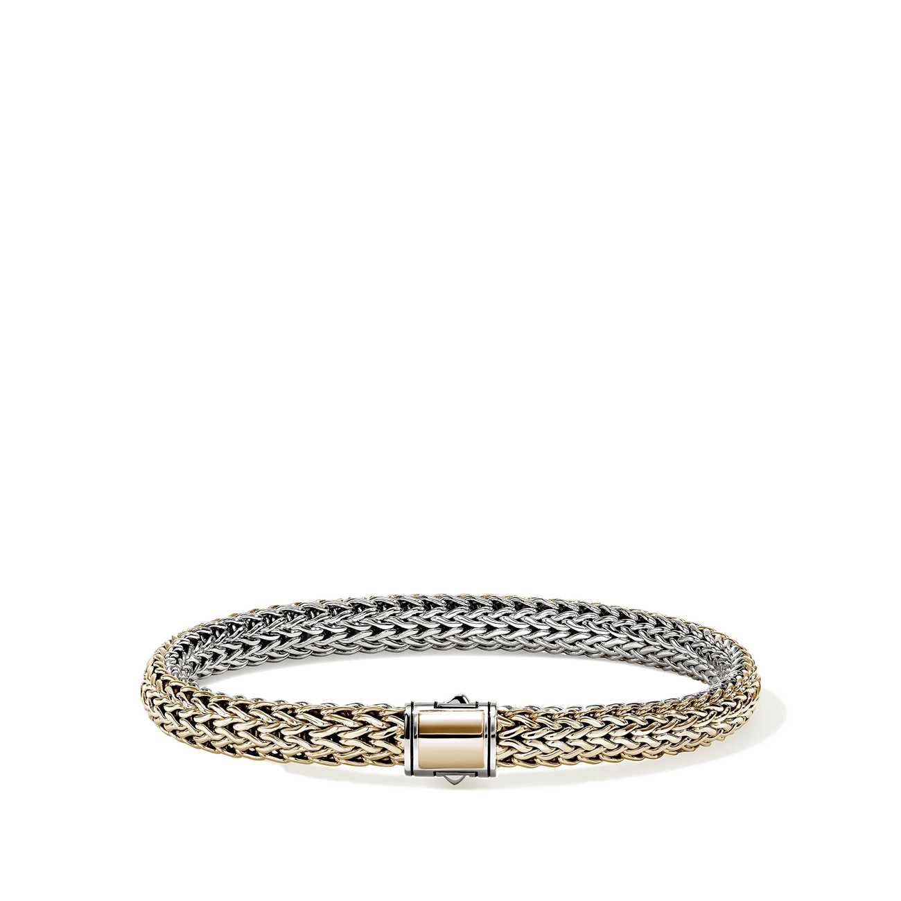 John Hardy Icon Silver and Gold Reversible 6.5mm Bracelet