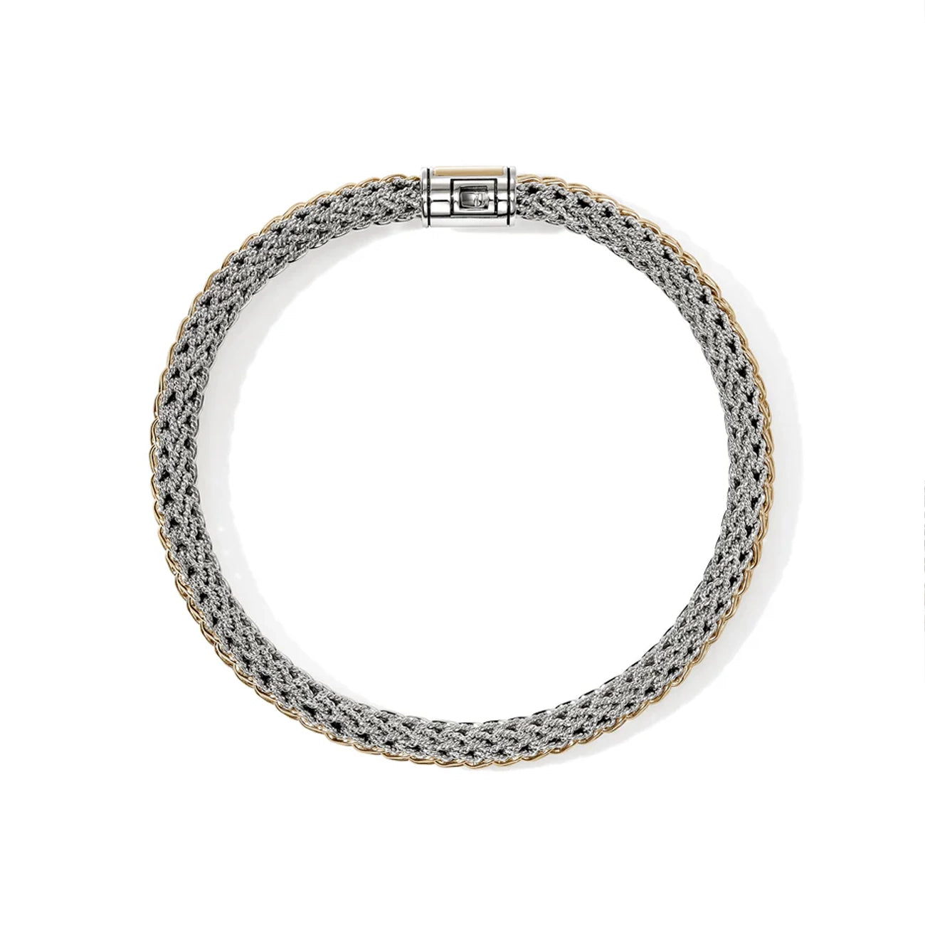 John Hardy Icon Silver and Gold Reversible 6.5mm Bracelet