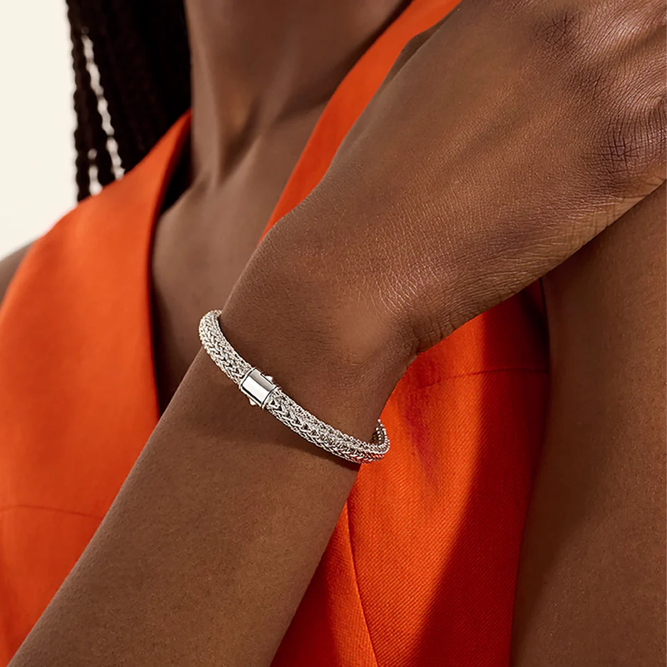 John Hardy Icon Silver and Gold Reversible 6.5mm Bracelet