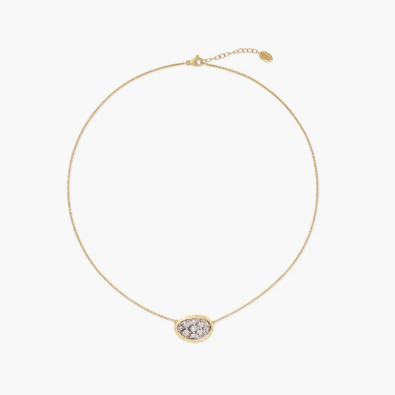Marco Bicego Lunaria Diamond Pavé Pendant Necklace