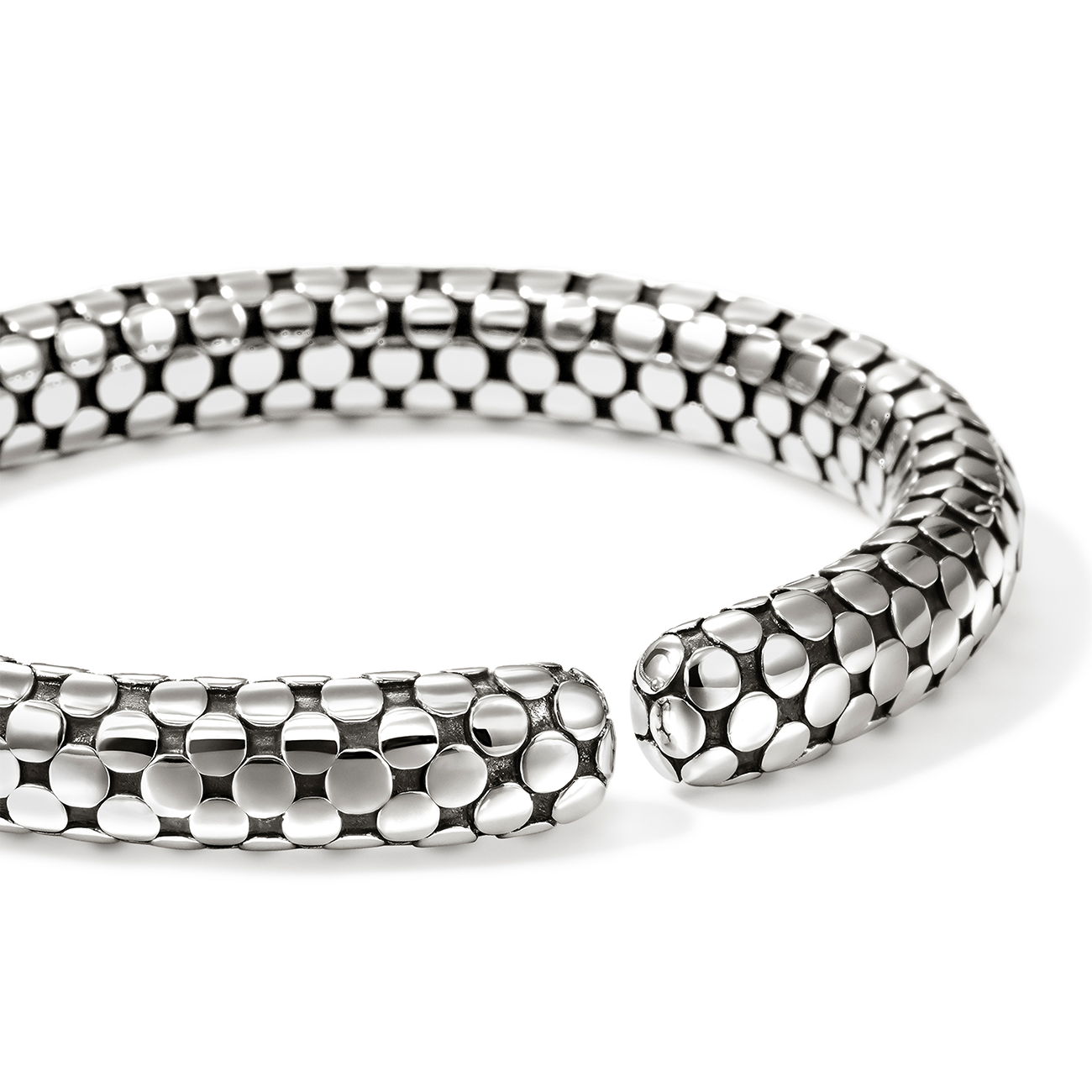 John Hardy Dot Silver Flex Cuff