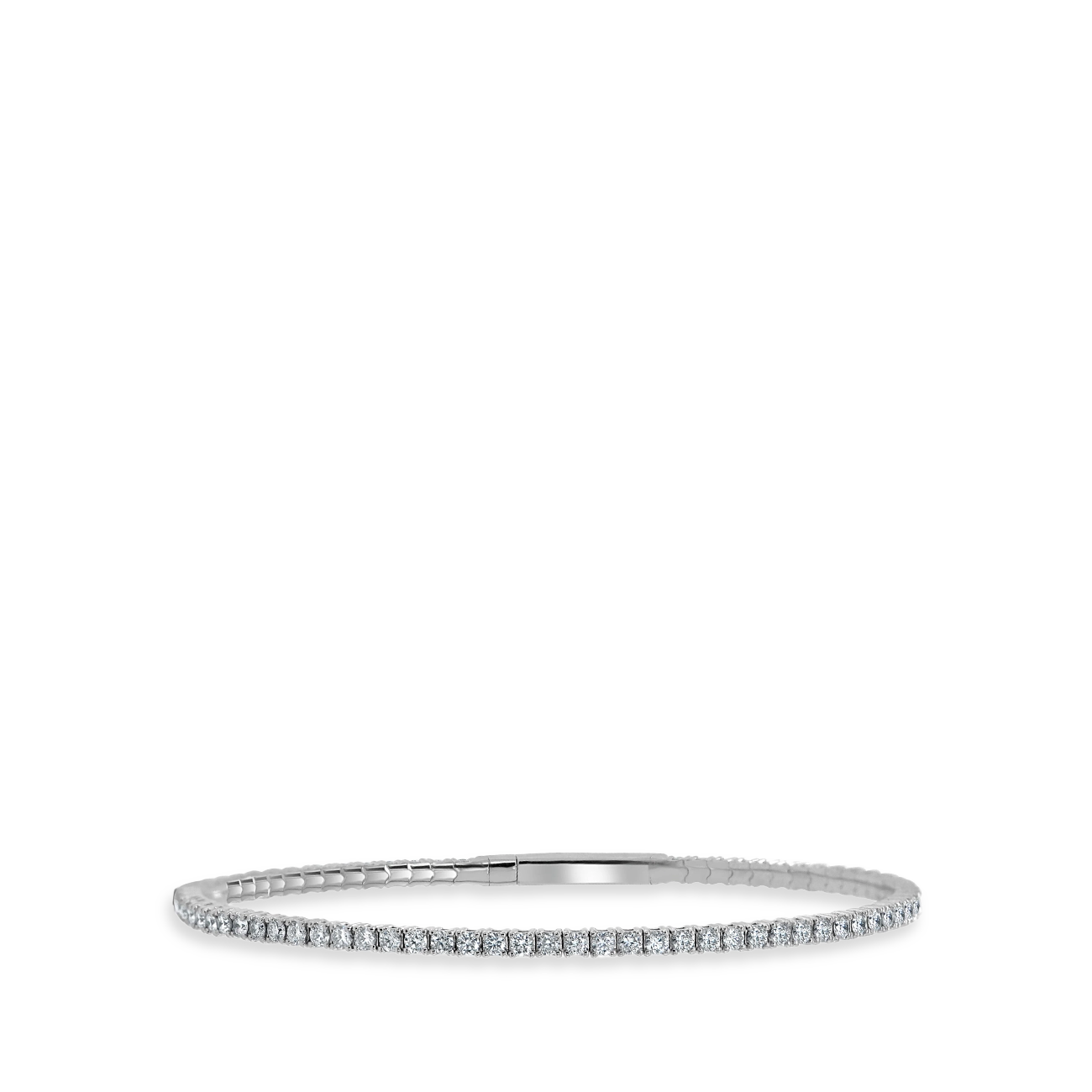 2 Carat Diamond Flexible Bangle