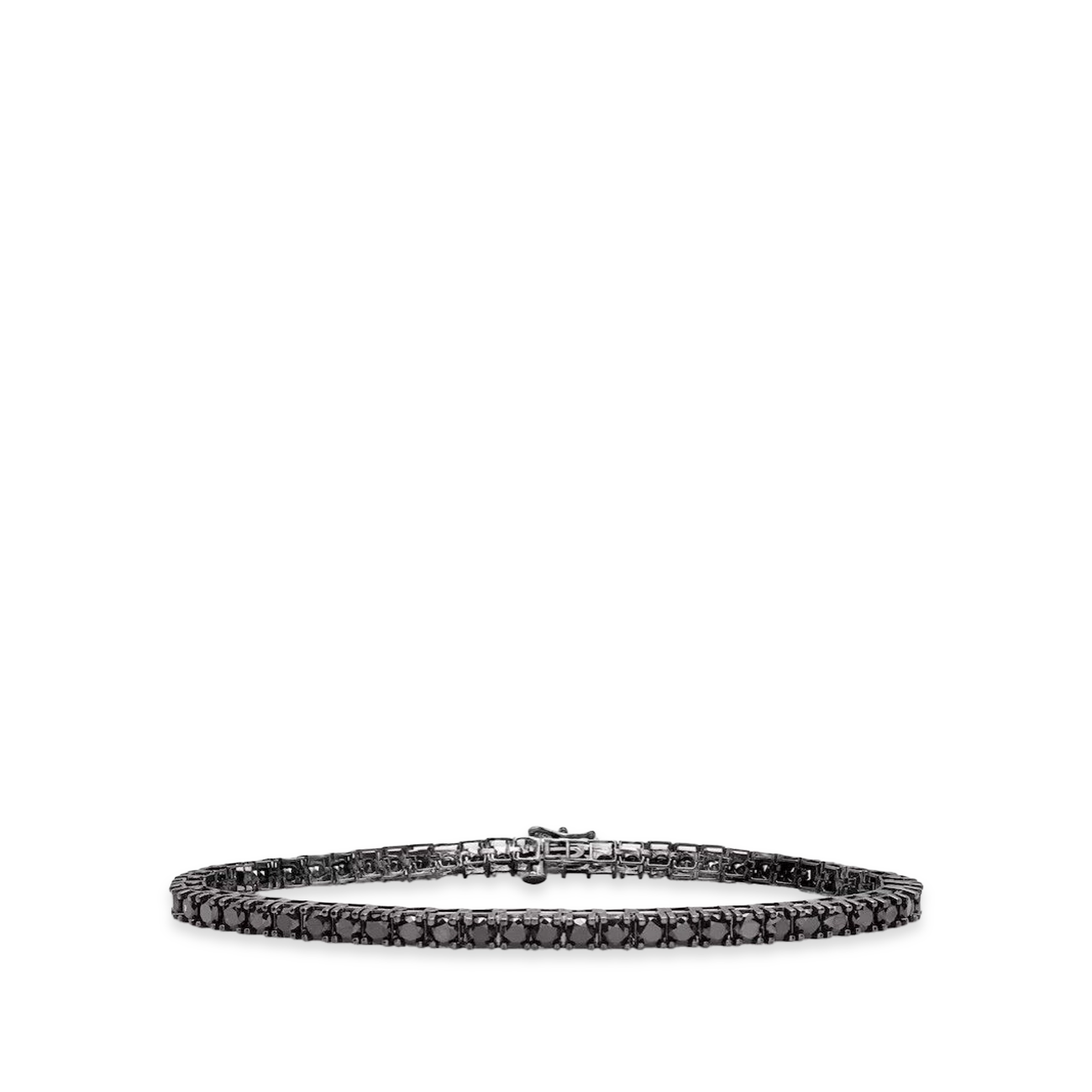 6 Carat Black Diamond Tennis Bracelet