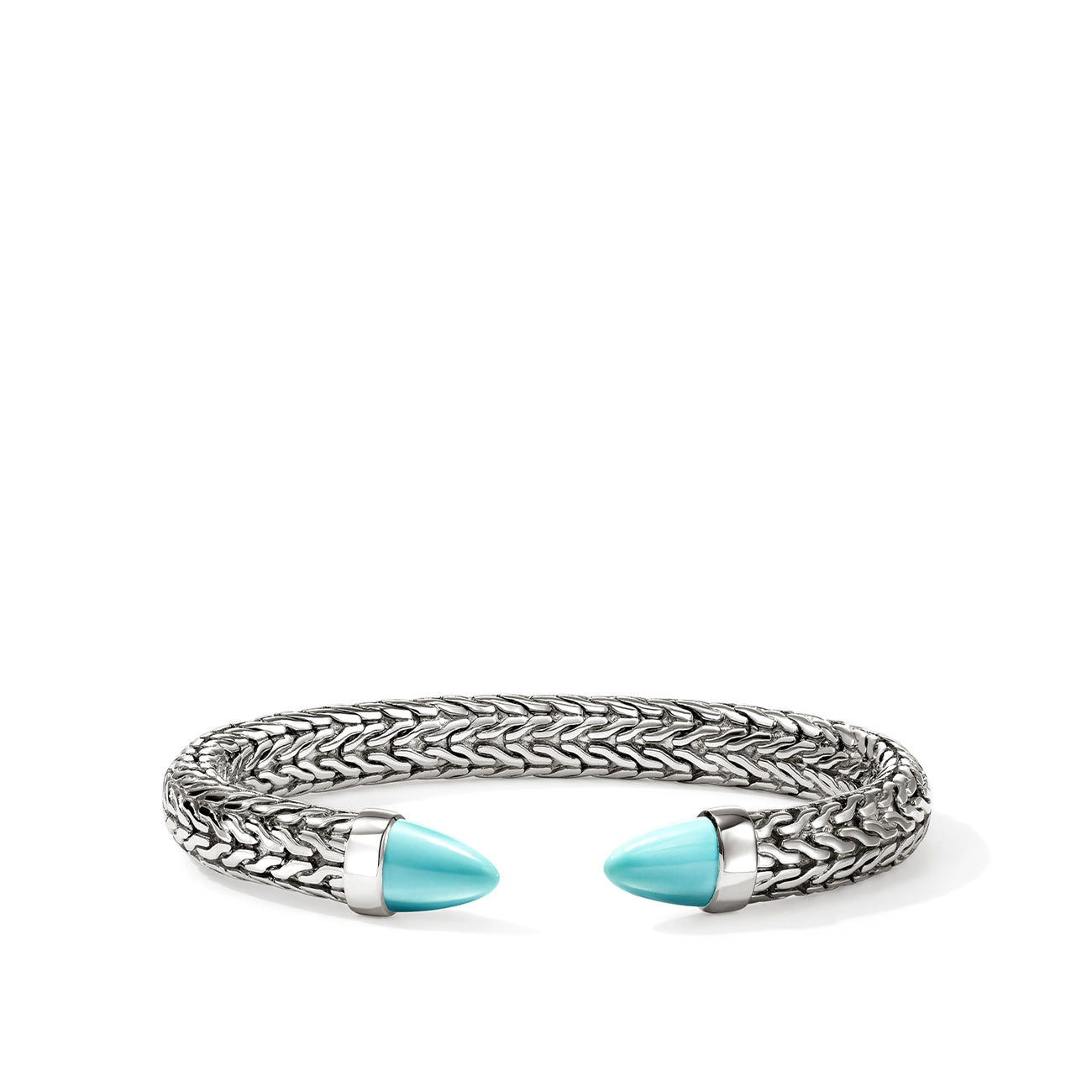 John Hardy Spear 50 Turquoise 8.9mm Flex Cuff