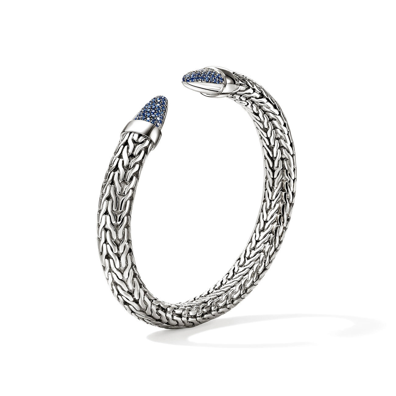 John Hardy Spear 50 Blue Sapphire 8.9mm Flex Cuff