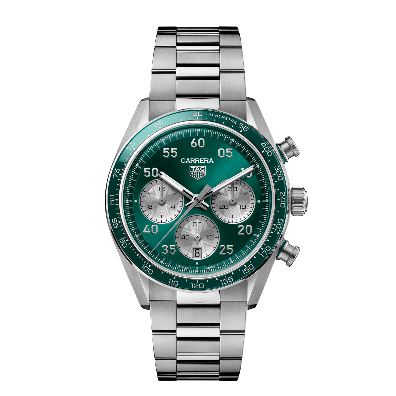 TAG Heuer Carrera Chronograph Green Sport Watch - 42mm