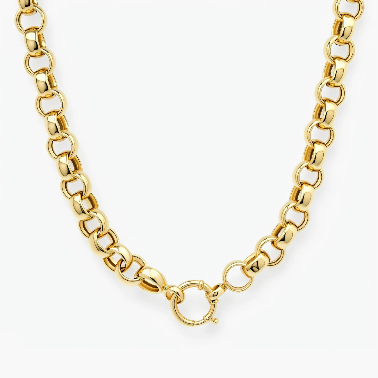 Helena Rose Grandsize Flat Rolo Chain