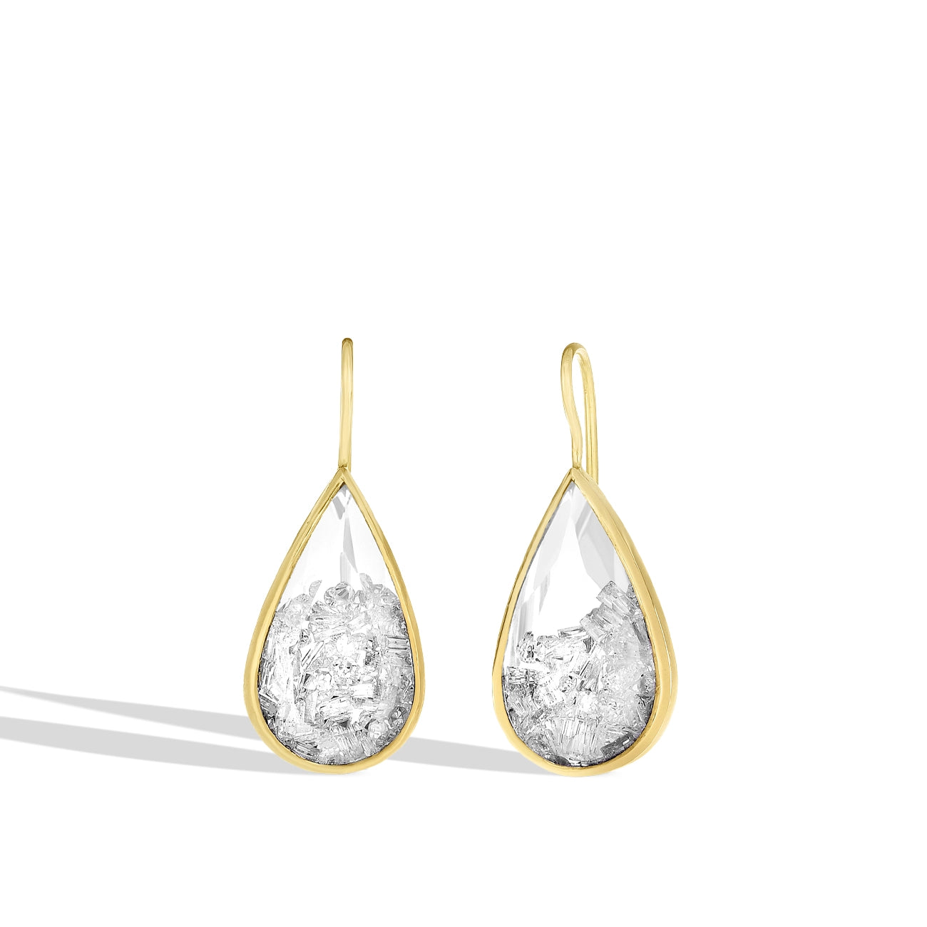 Moritz Glik Teardrop Diamond Shaker Earrings