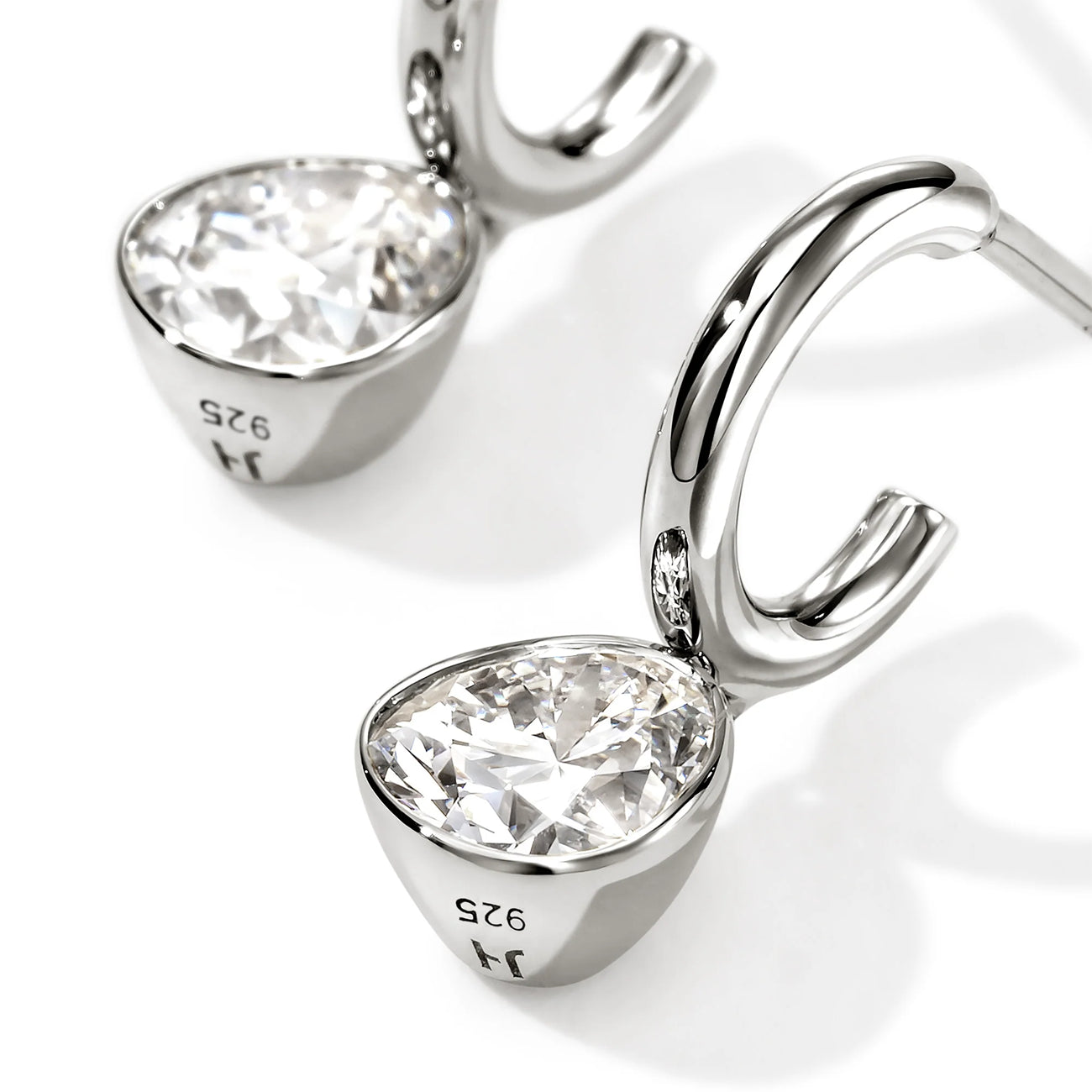 John Hardy Lovestruck Hoop Lab Grown Diamond Earrings