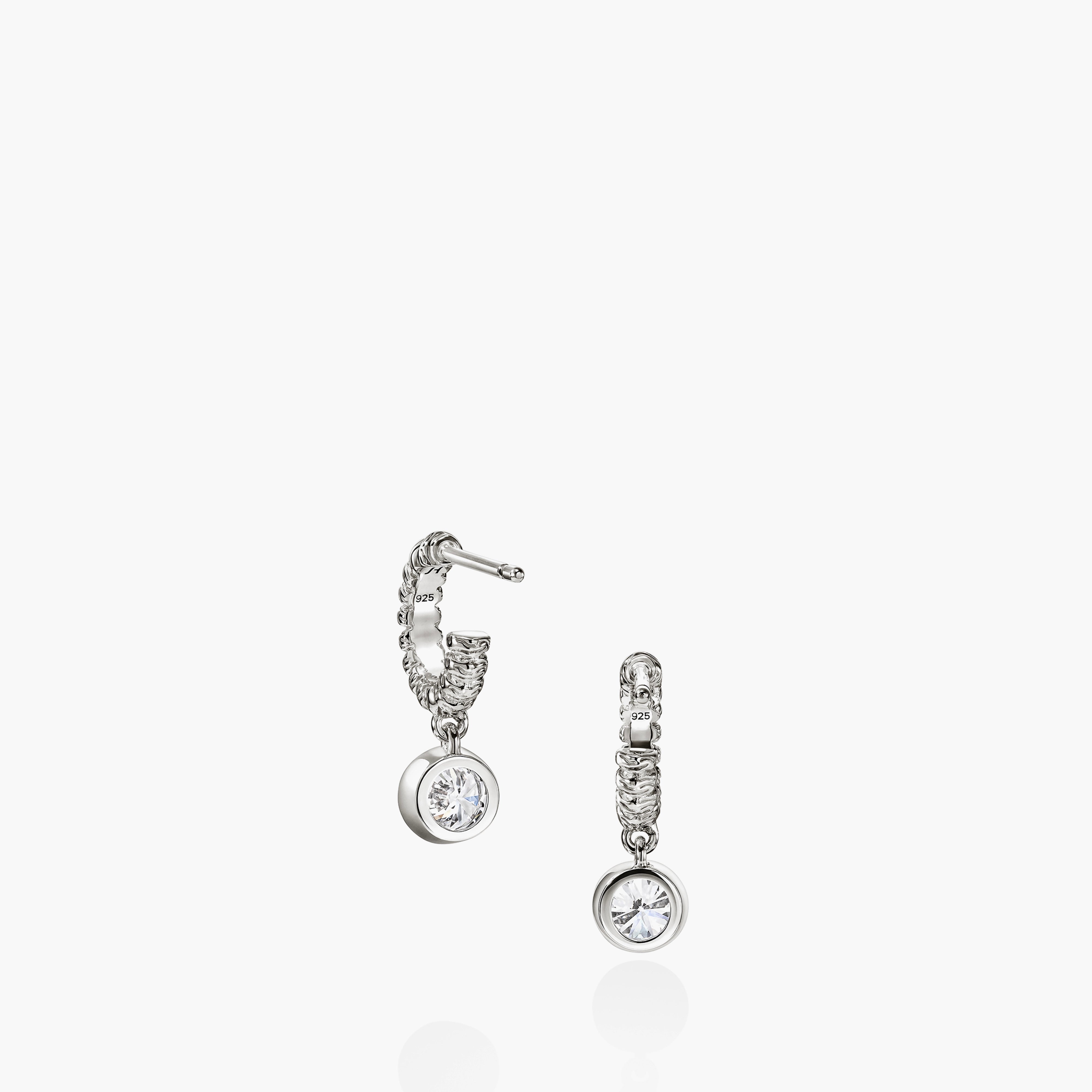 John Hardy Lovestruck Heishi Diamond Drop Earrings