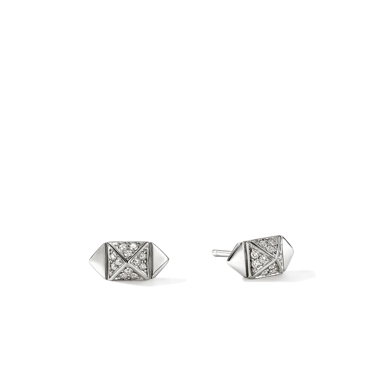 John Hardy Icon Stud Diamond Pavé Stud Earrings